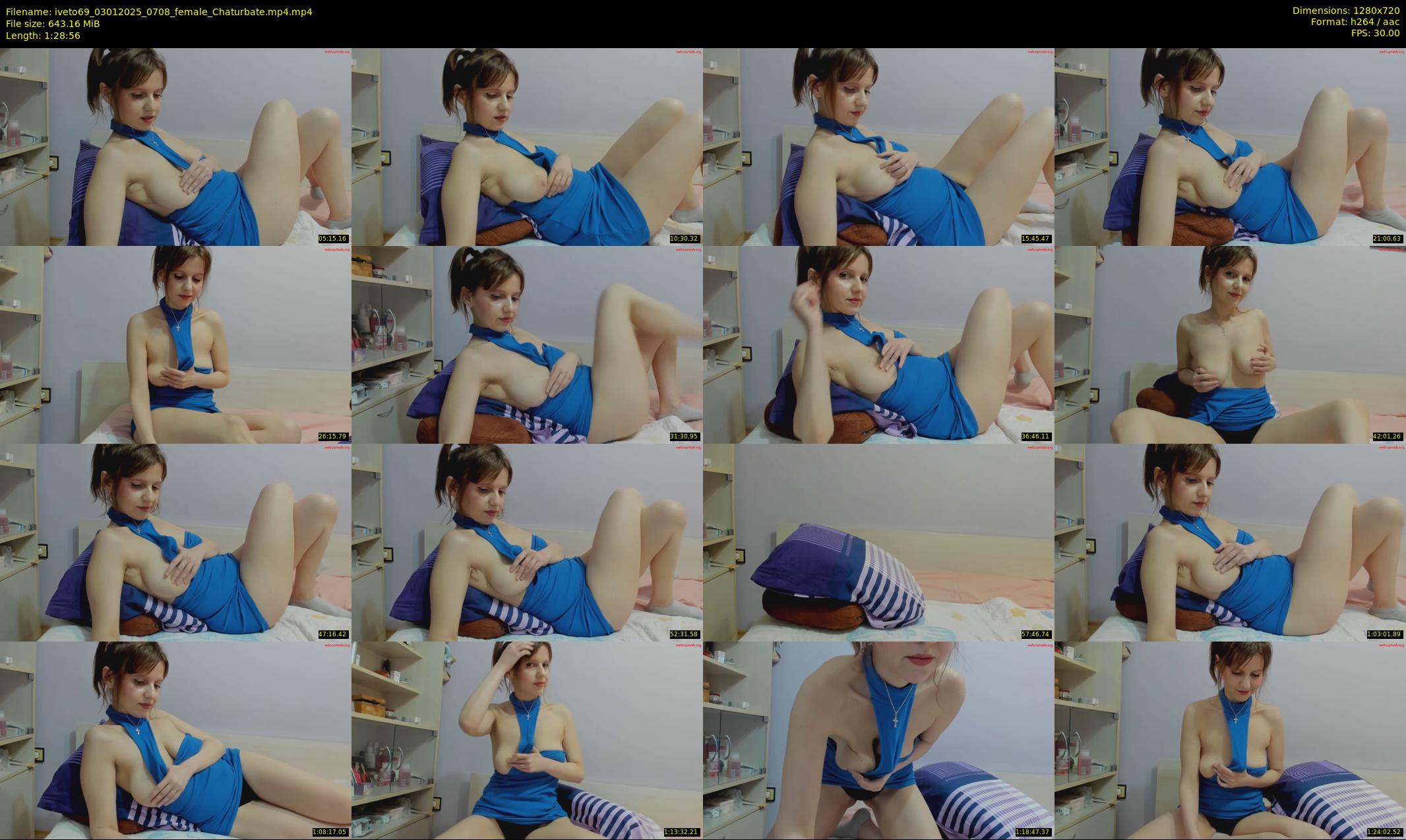 iveto69 — 89 minute Chaturbate female cam show recording, 720p, Jan 3, 2025