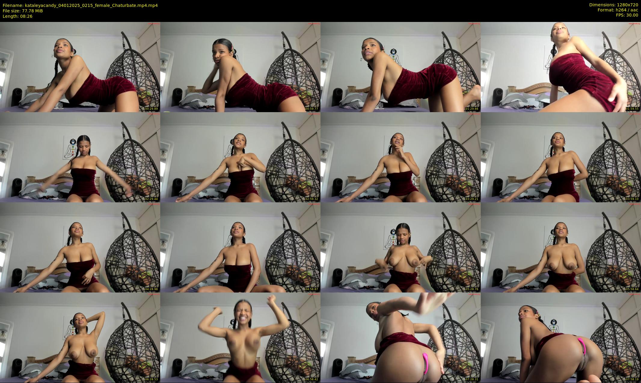 kataleyacandy — 9 minute Chaturbate female cam show recording, 720p, Jan 4, 2025