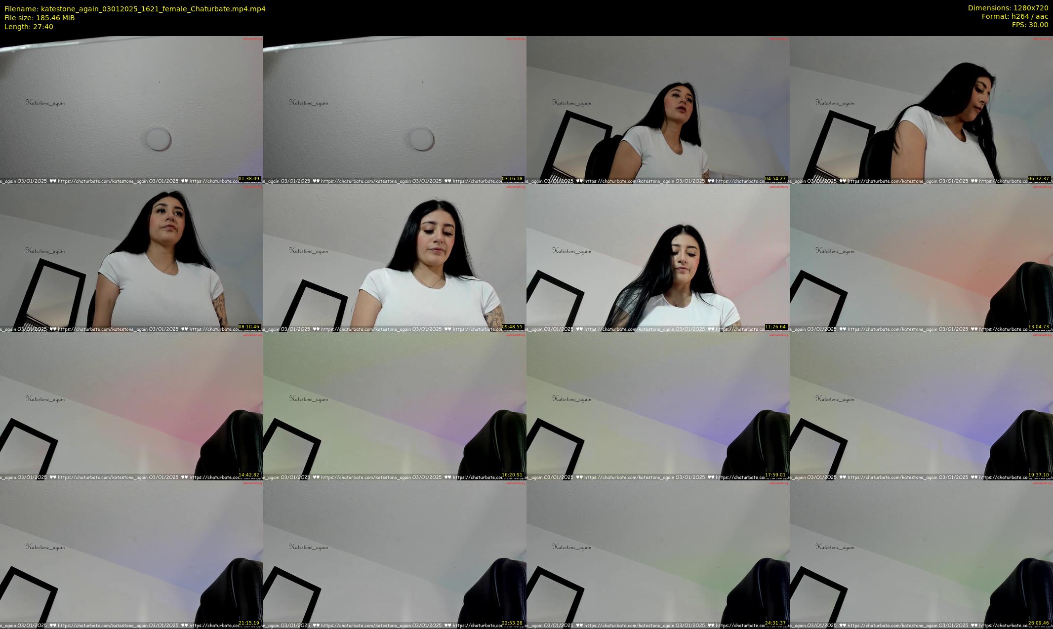 katestone_again — 28 minute Chaturbate female cam show recording, 720p, Jan 3, 2025