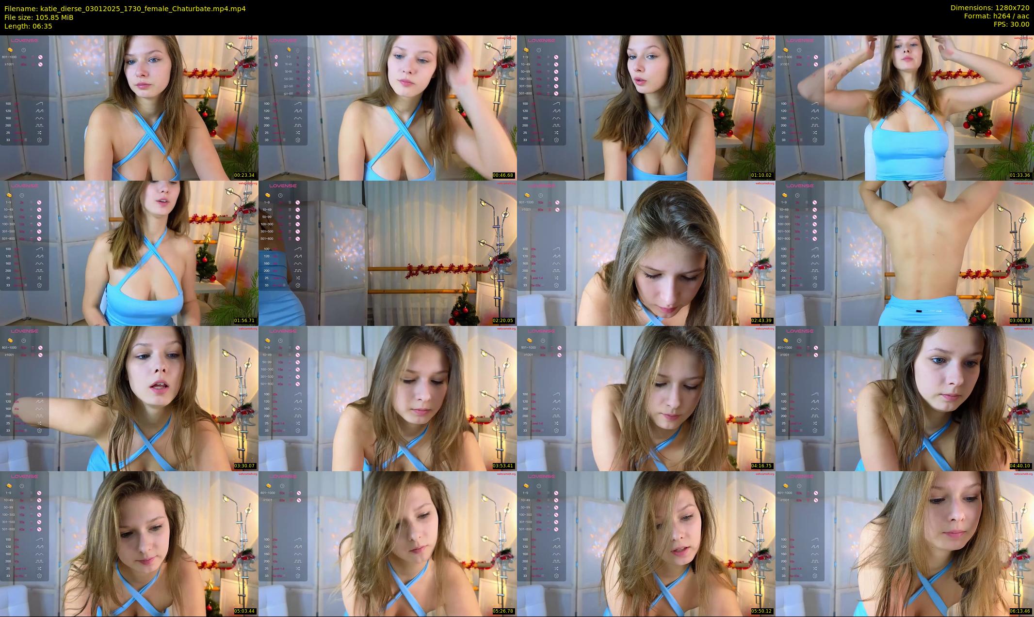 katie_dierse — 7 minute Chaturbate female cam show recording, 720p, Jan 3, 2025
