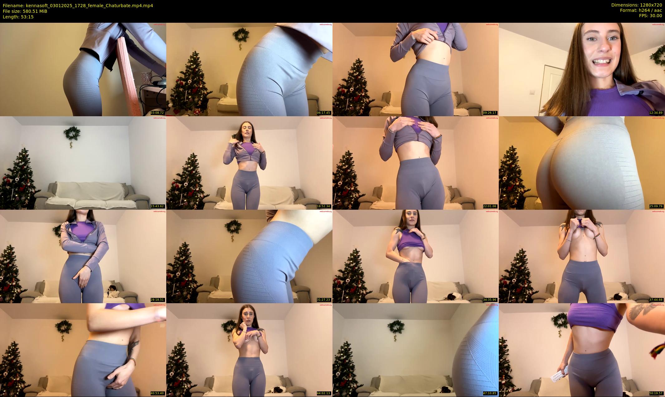 kennasoft — 54 minute Chaturbate female cam show recording, 720p, Jan 3, 2025