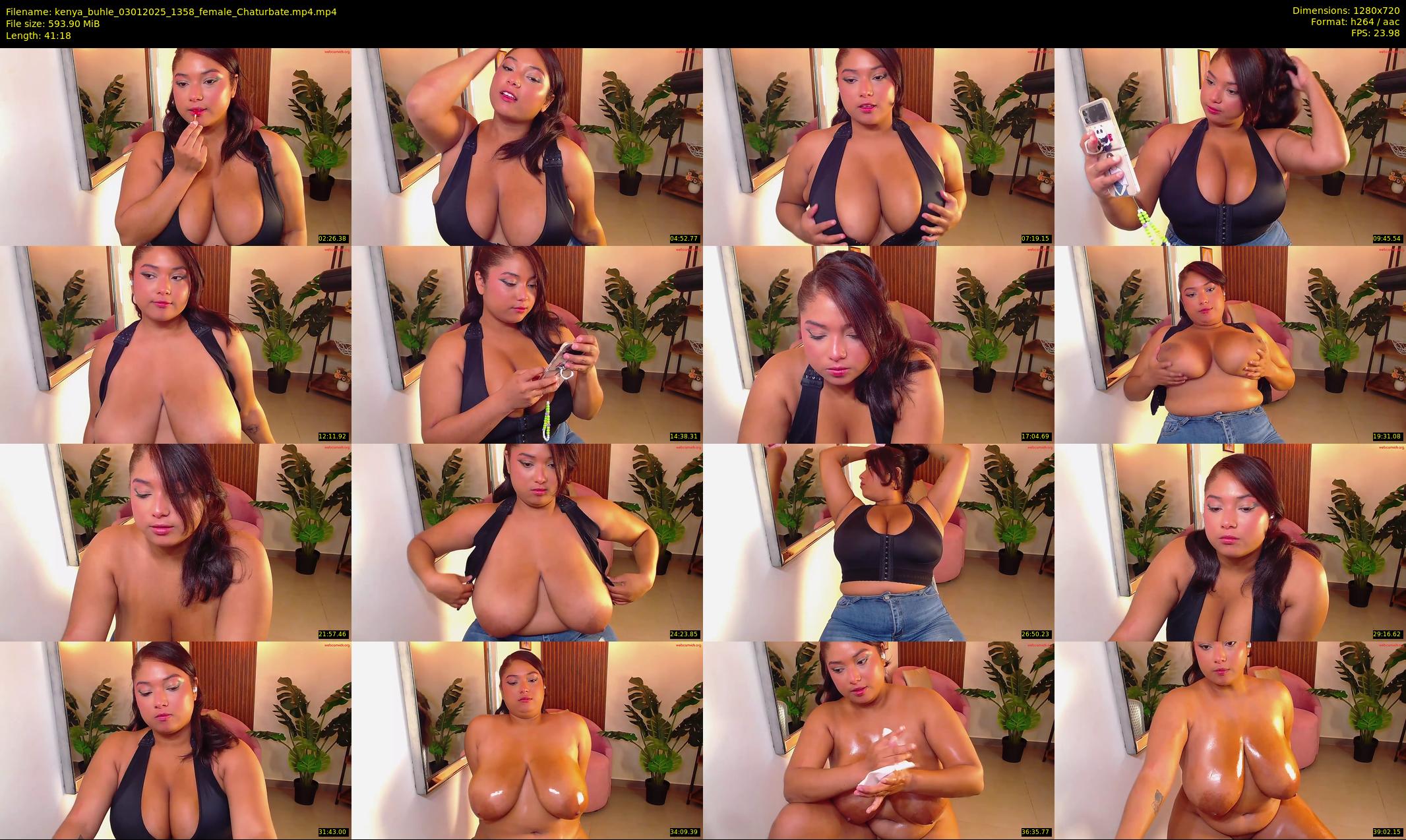 kenya_buhle — 42 minute Chaturbate female cam show recording, 720p, Jan 3, 2025