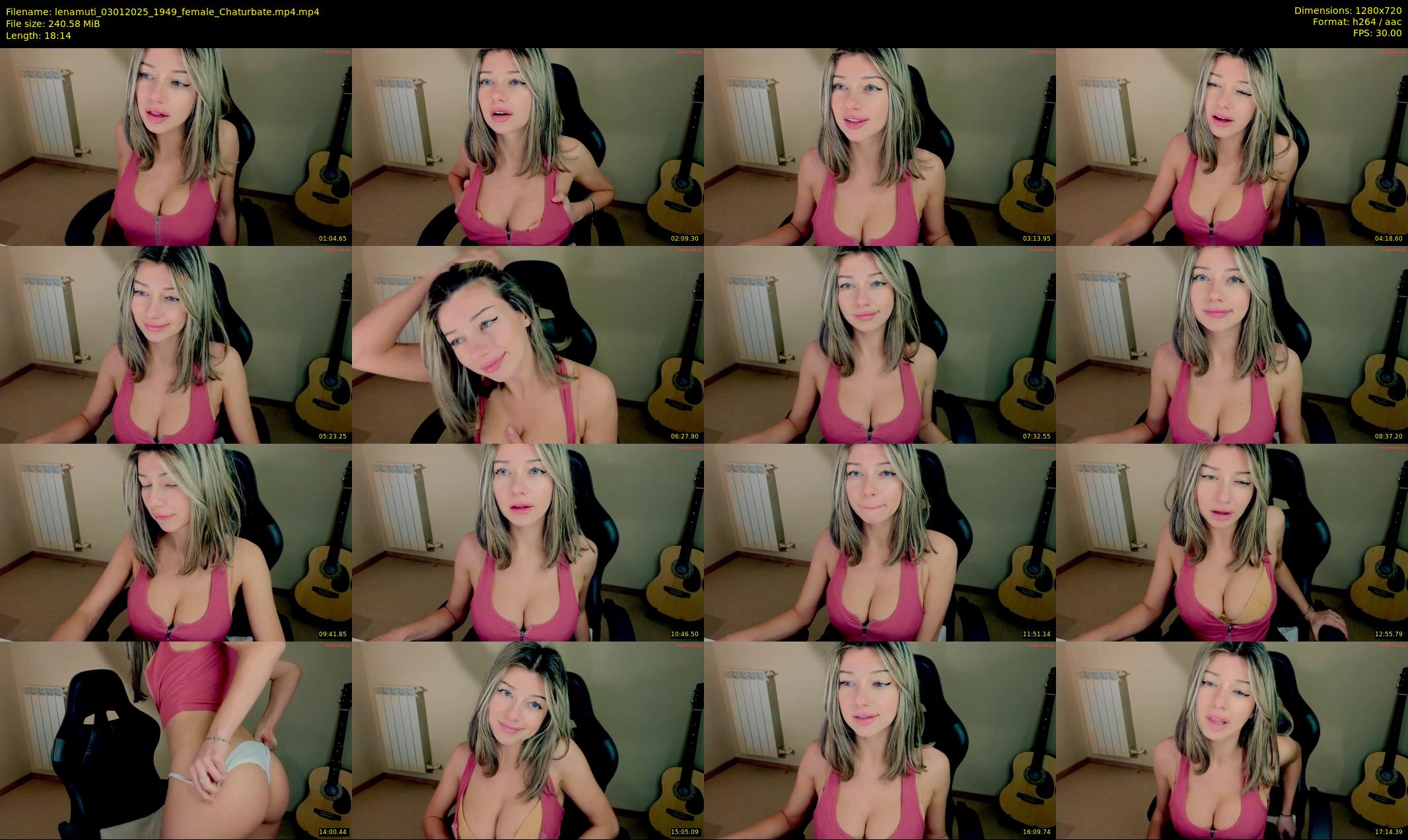 lenamuti — 19 minute Chaturbate female cam show recording, 720p, Jan 3, 2025