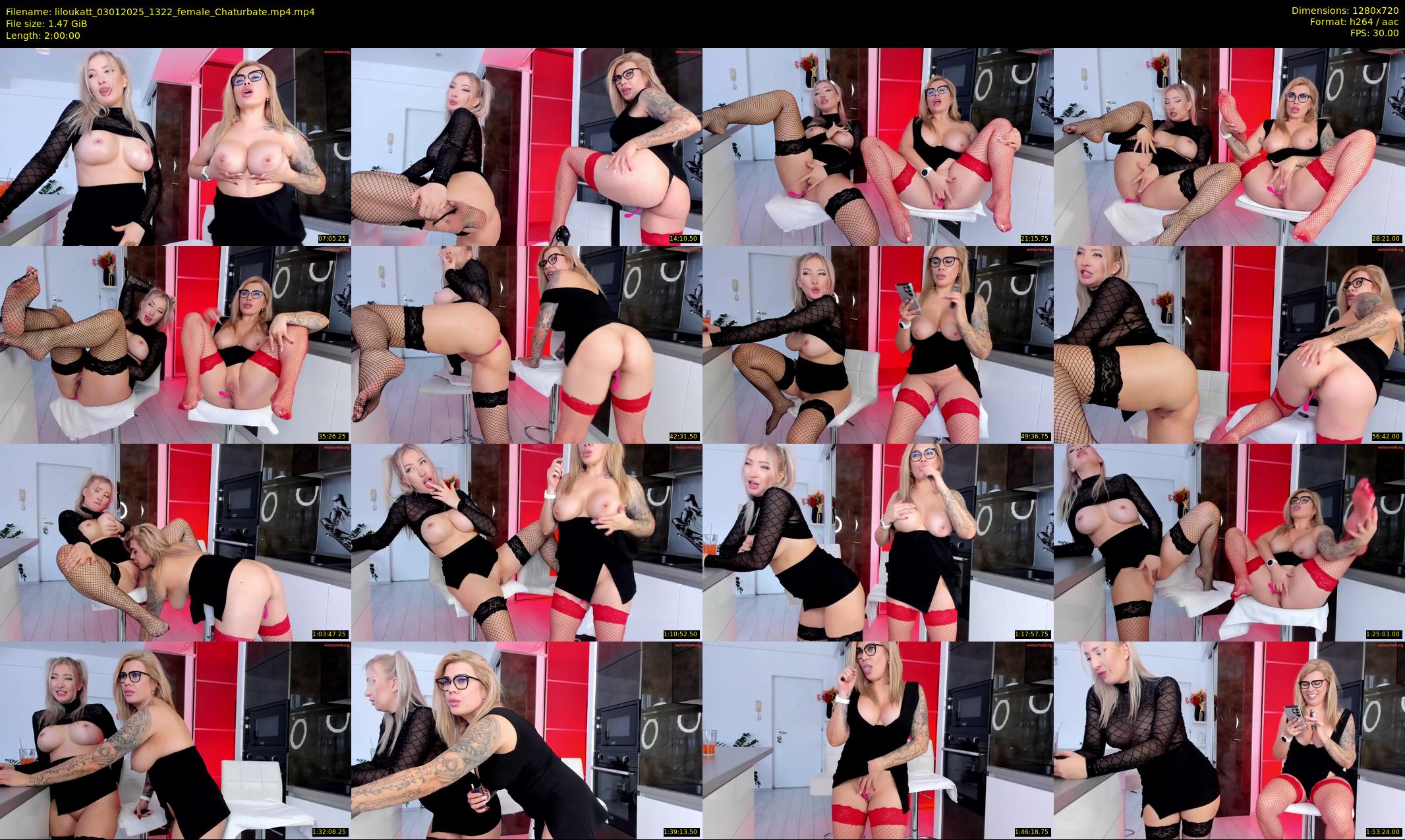 liloukatt — 120 minute Chaturbate female cam show recording, 720p, Jan 3, 2025