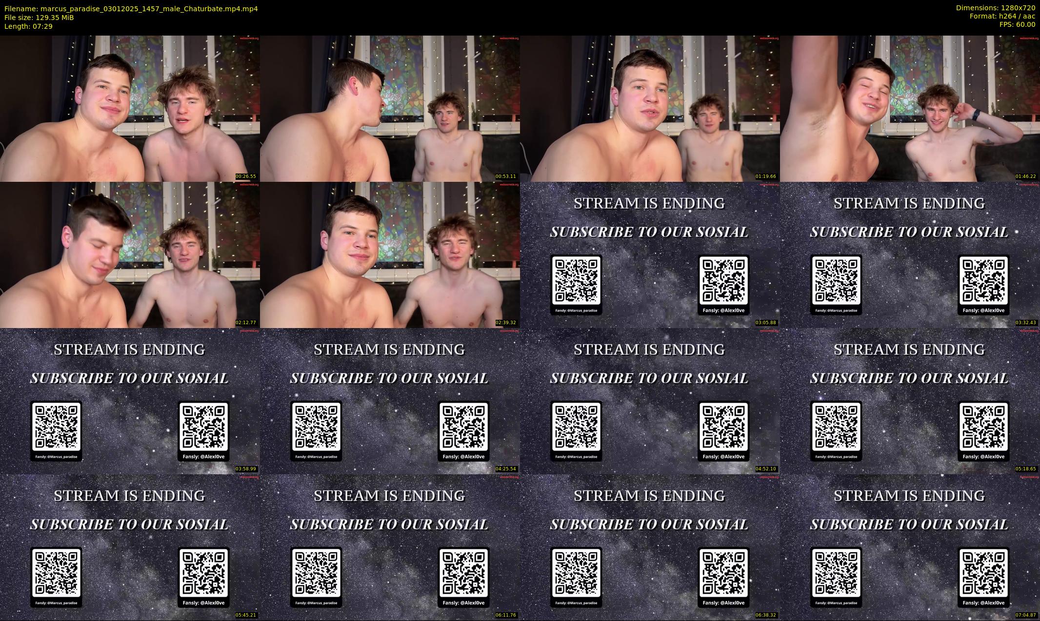 marcus_paradise — 8 minute Chaturbate male cam show recording, 720p, Jan 3, 2025