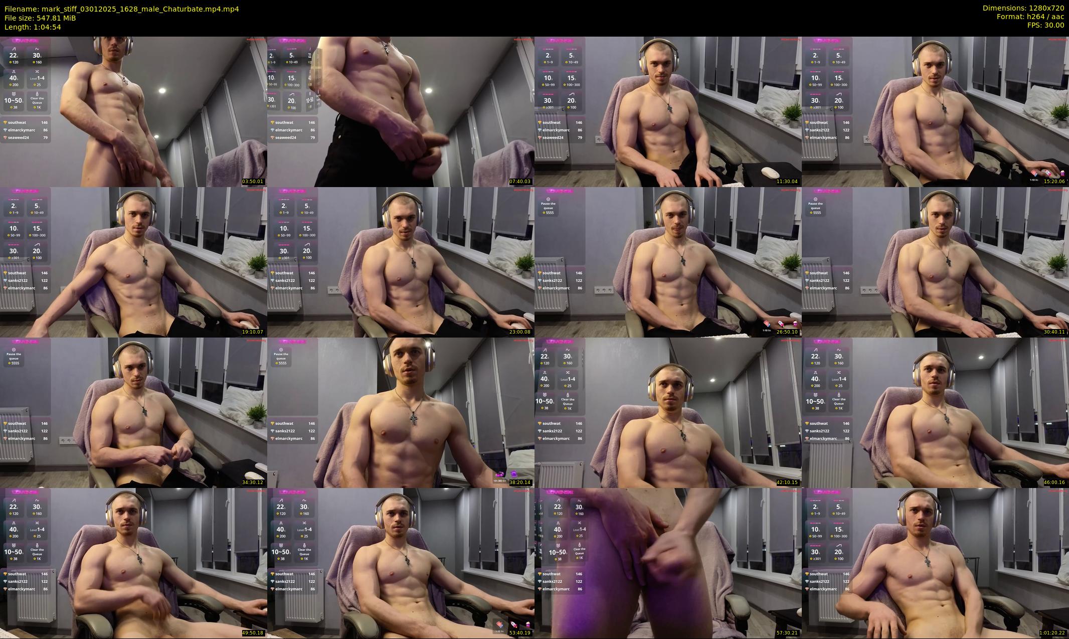 mark_stiff — 65 minute Chaturbate male cam show recording, 720p, Jan 3, 2025