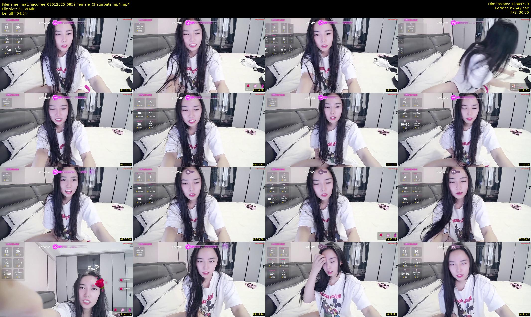 matchacoffee — 5 minute Chaturbate female cam show recording, 720p, Jan 3, 2025