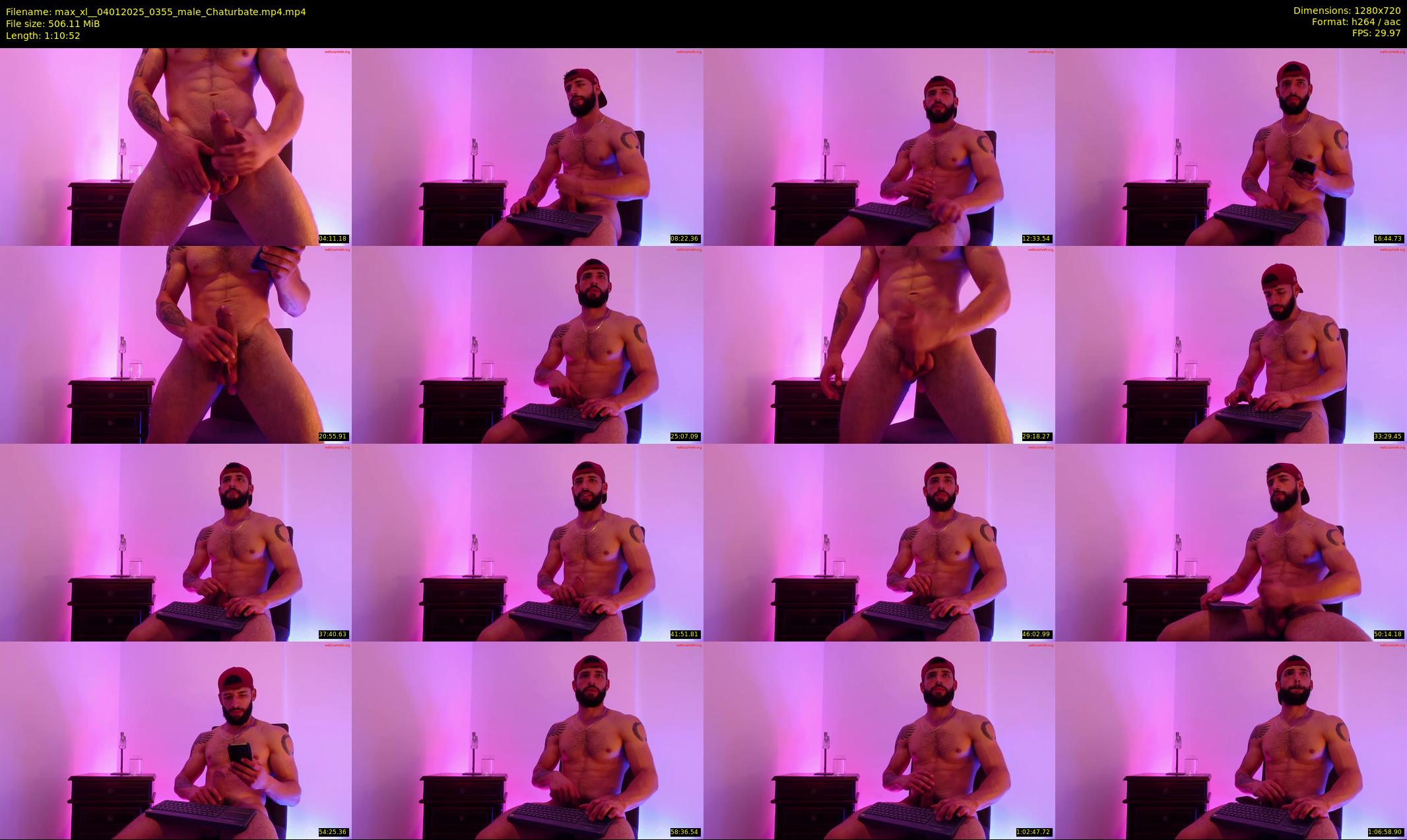 max_xl_ — 71 minute Chaturbate male cam show recording, 720p, Jan 4, 2025