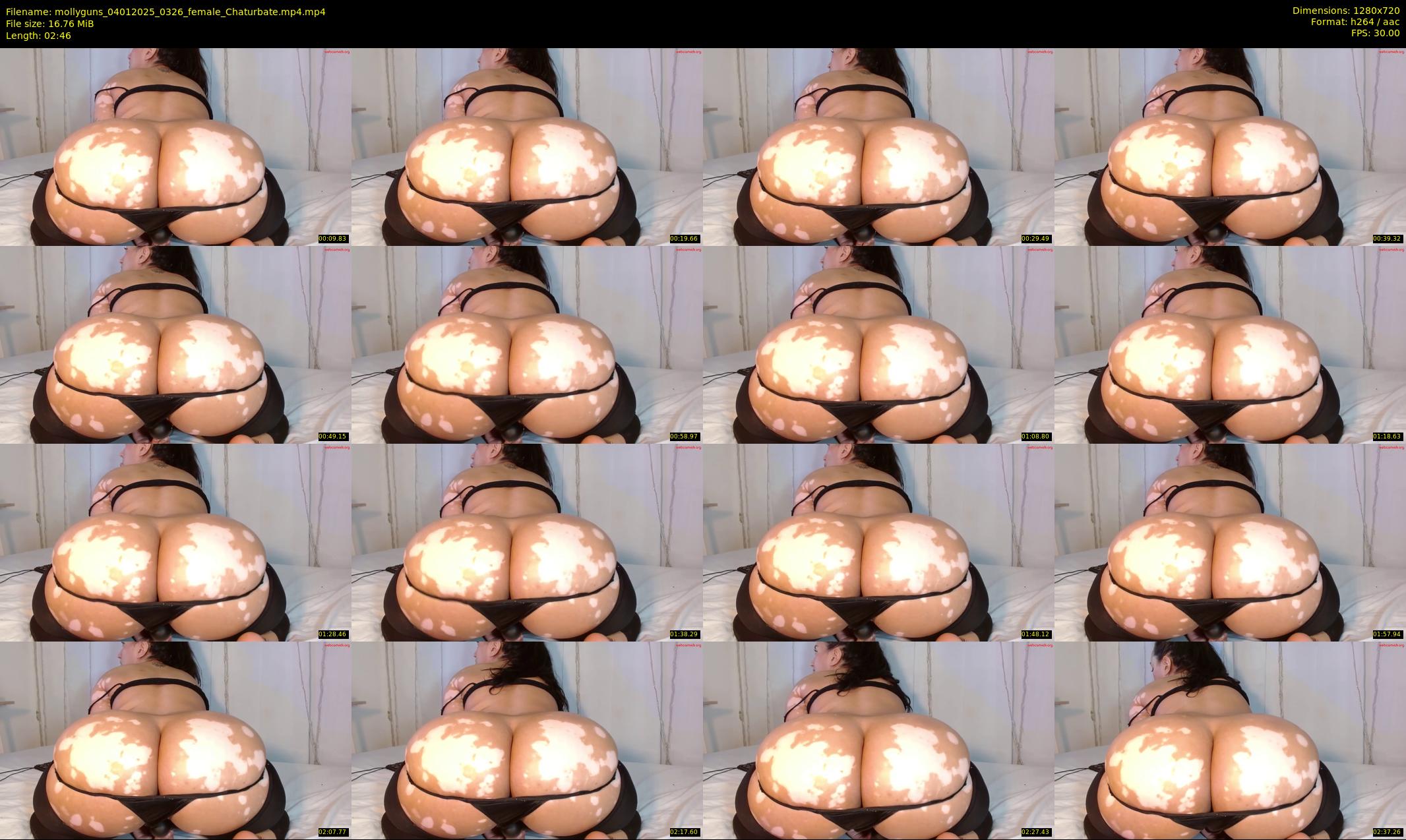 mollyguns — 3 minute Chaturbate female cam show recording, 720p, Jan 4, 2025