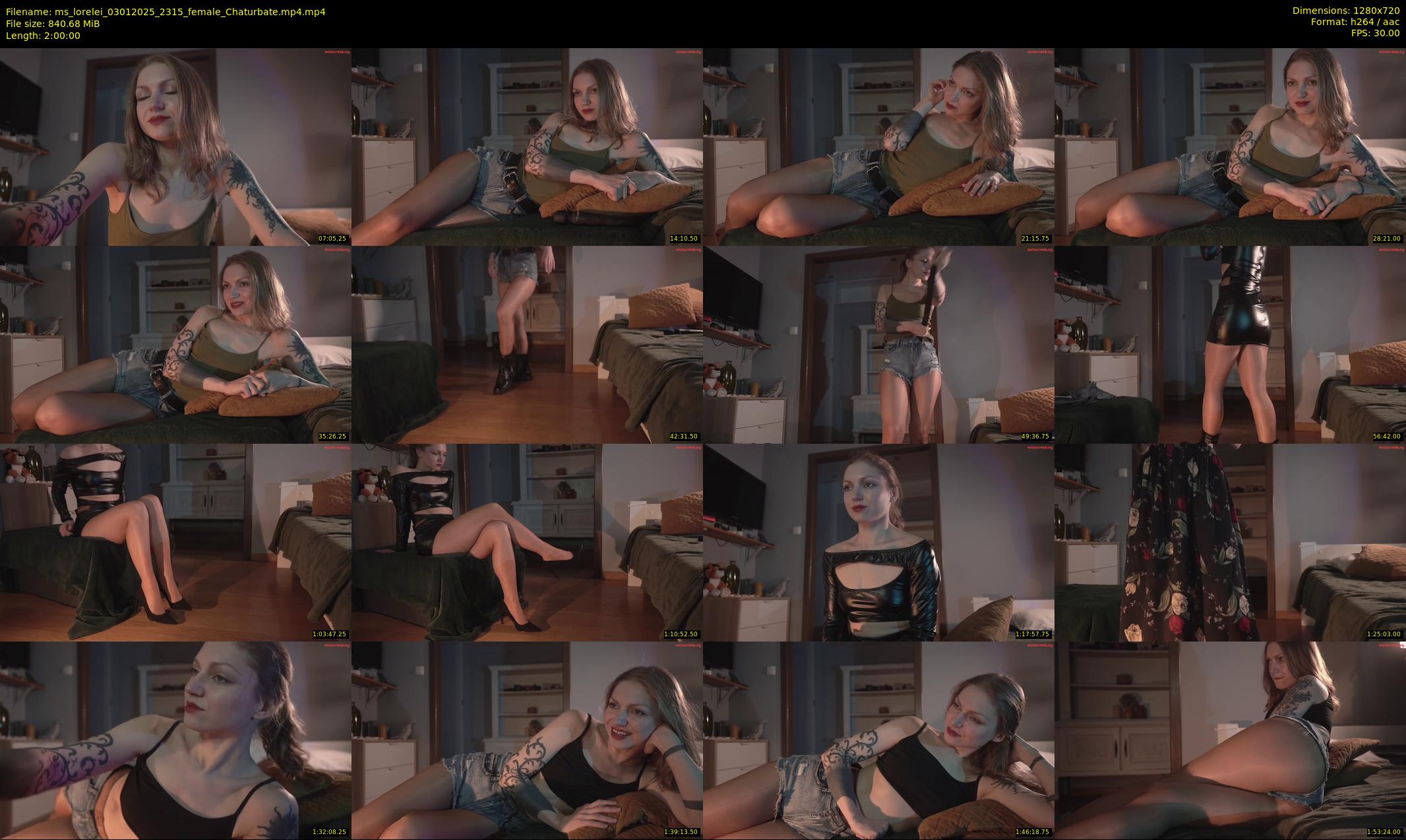 ms_lorelei — 120 minute Chaturbate female cam show recording, 720p, Jan 3, 2025