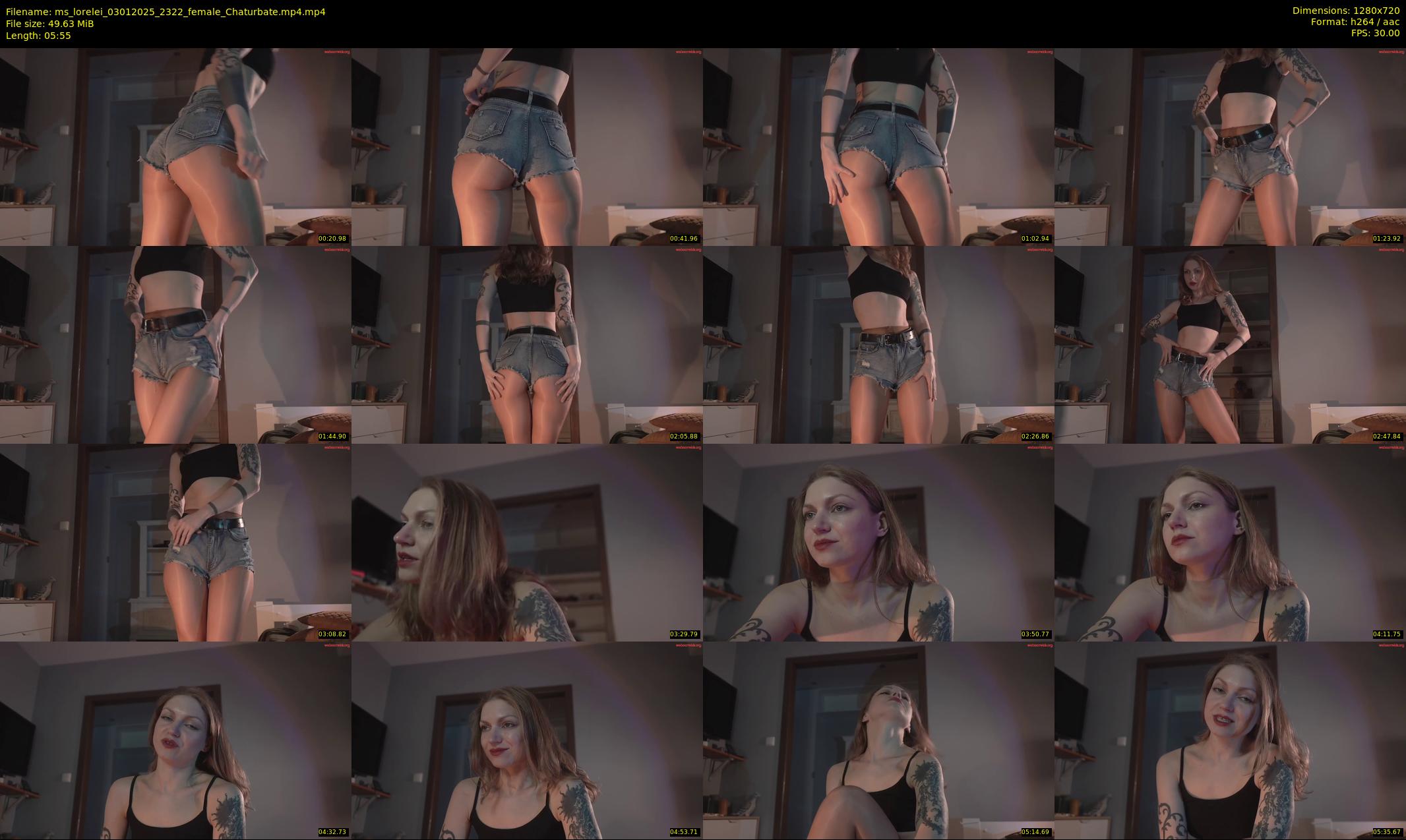 ms_lorelei — 6 minute Chaturbate female cam show recording, 720p, Jan 3, 2025
