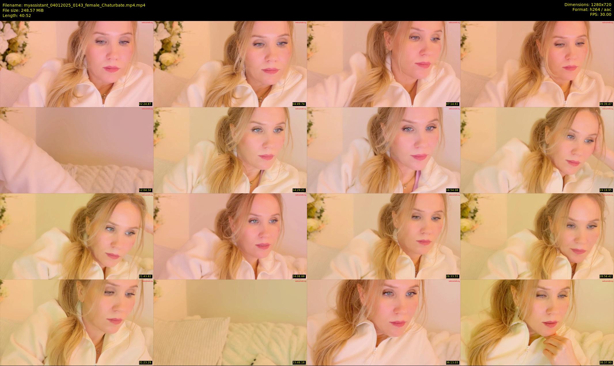 myassistant — 41 minute Chaturbate female cam show recording, 720p, Jan 4, 2025