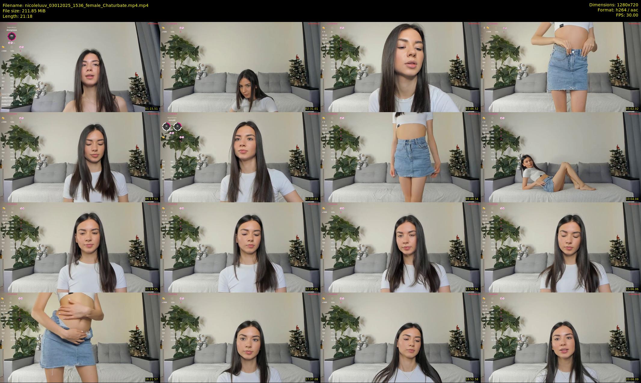 nicoleluuv — 22 minute Chaturbate female cam show recording, 720p, Jan 3, 2025