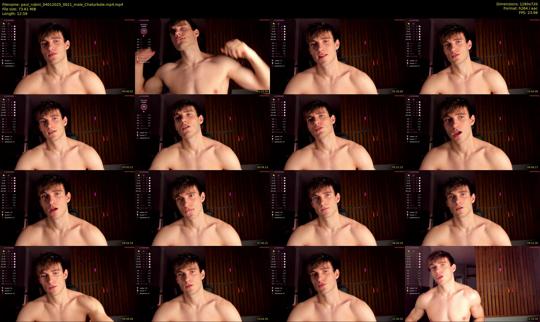 paul_rubini — 13 minute Chaturbate male cam show recording, 720p, Jan 4, 2025