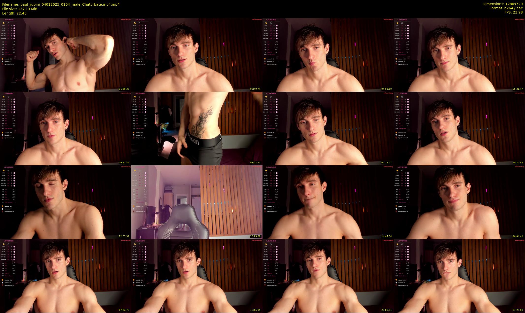 paul_rubini — 23 minute Chaturbate male cam show recording, 720p, Jan 4, 2025