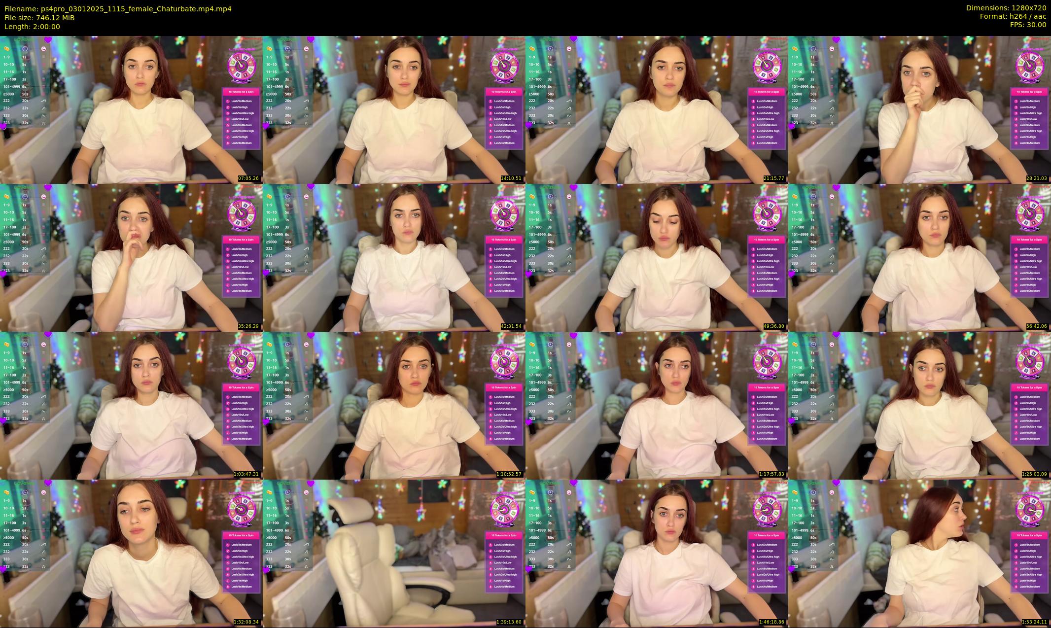 ps4pro — 120 minute Chaturbate female cam show recording, 720p, Jan 3, 2025