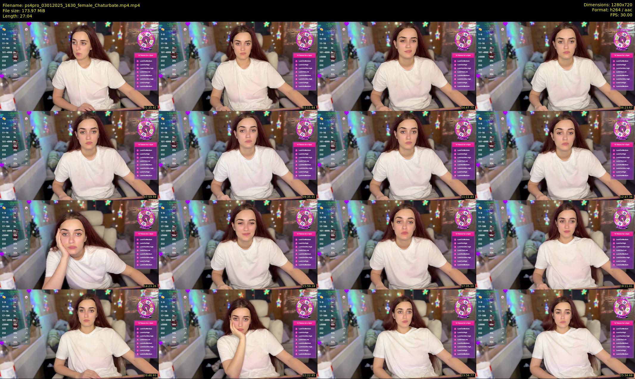 ps4pro — 28 minute Chaturbate female cam show recording, 720p, Jan 3, 2025
