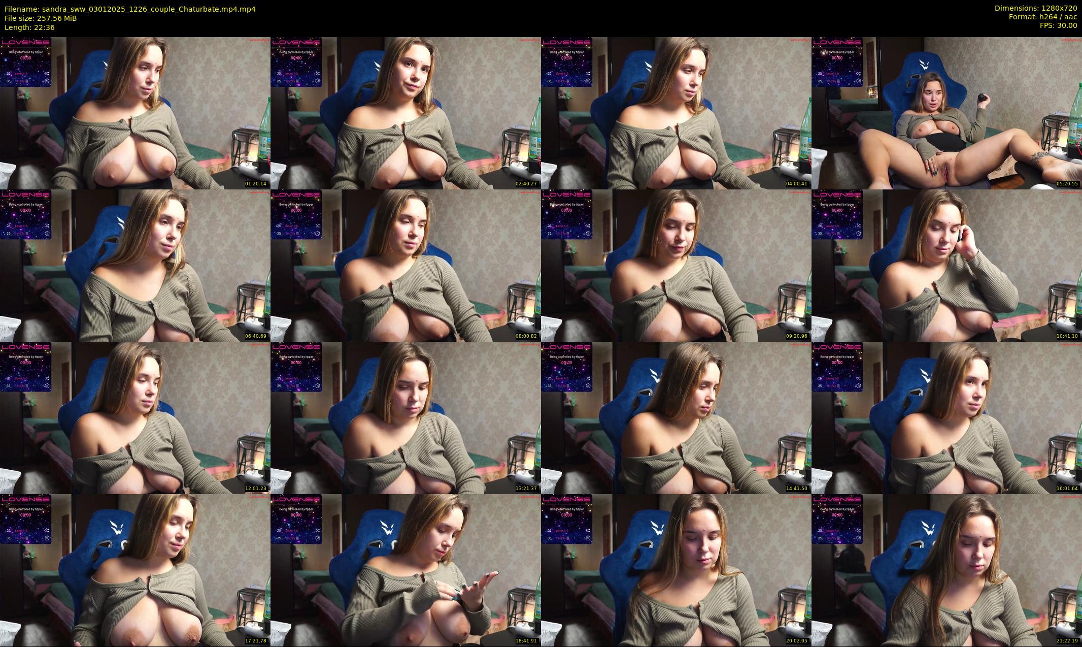 sandra_sww — 23 minute Chaturbate couple cam show recording, 720p, Jan 3, 2025