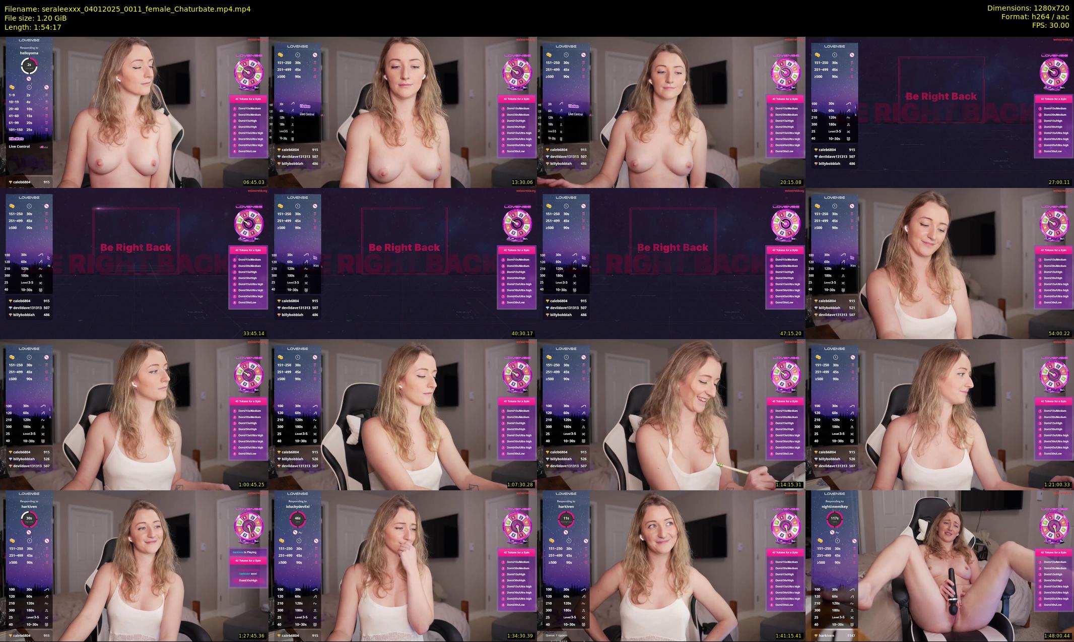 seraleexxx — 115 minute Chaturbate female cam show recording, 720p, Jan 4, 2025