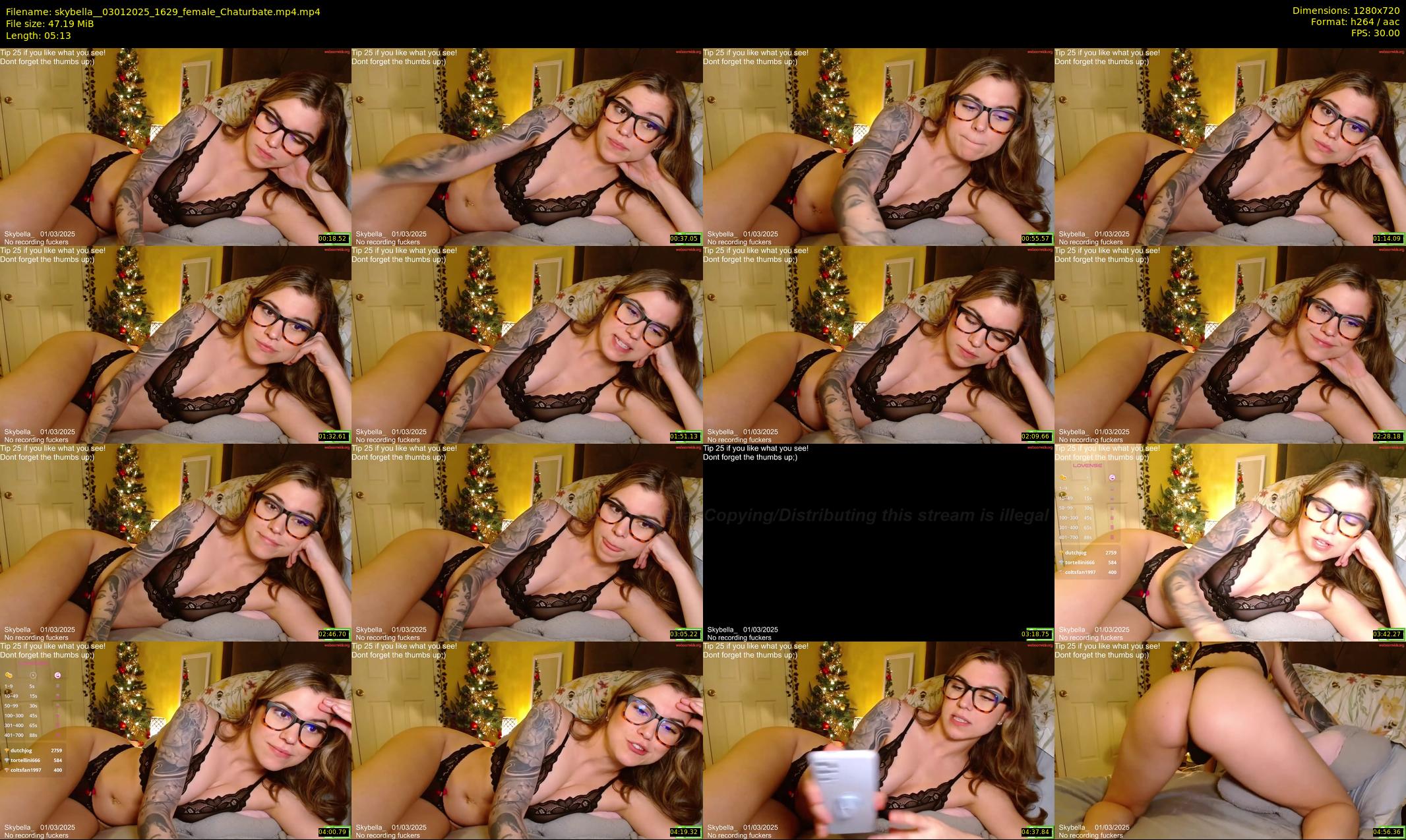 skybella_ — 6 minute Chaturbate female cam show recording, 720p, Jan 3, 2025