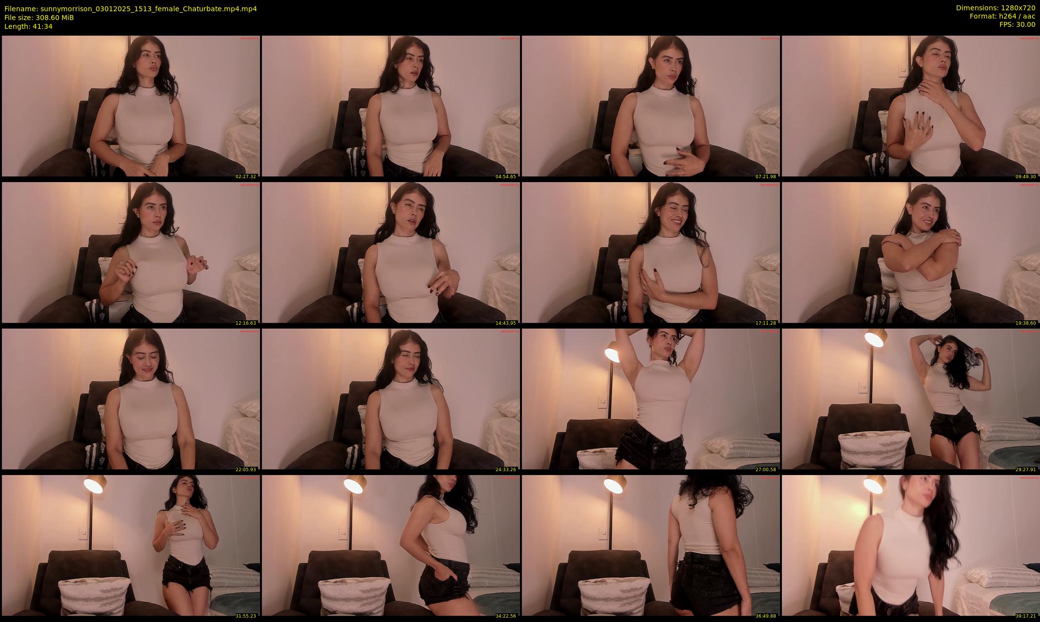 sunnymorrison — 42 minute Chaturbate female cam show recording, 720p, Jan 3, 2025