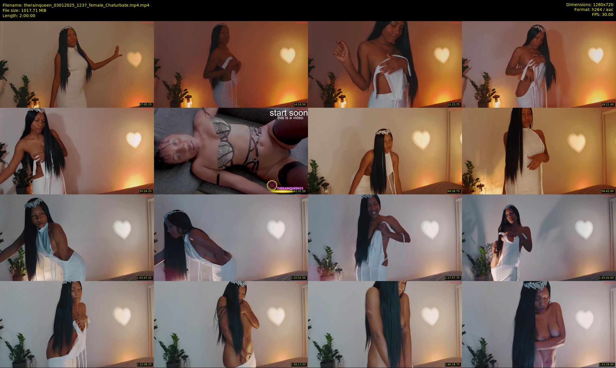 therainqueen — 120 minute Chaturbate female cam show recording, 720p, Jan 3, 2025