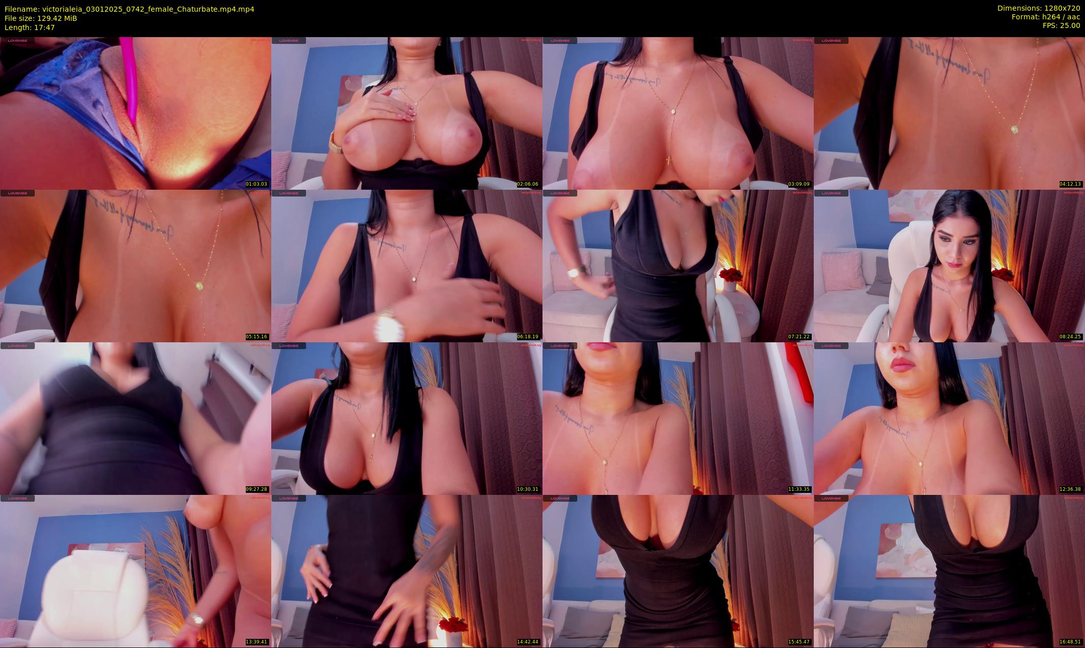 victorialeia — 18 minute Chaturbate female cam show recording, 720p, Jan 3, 2025
