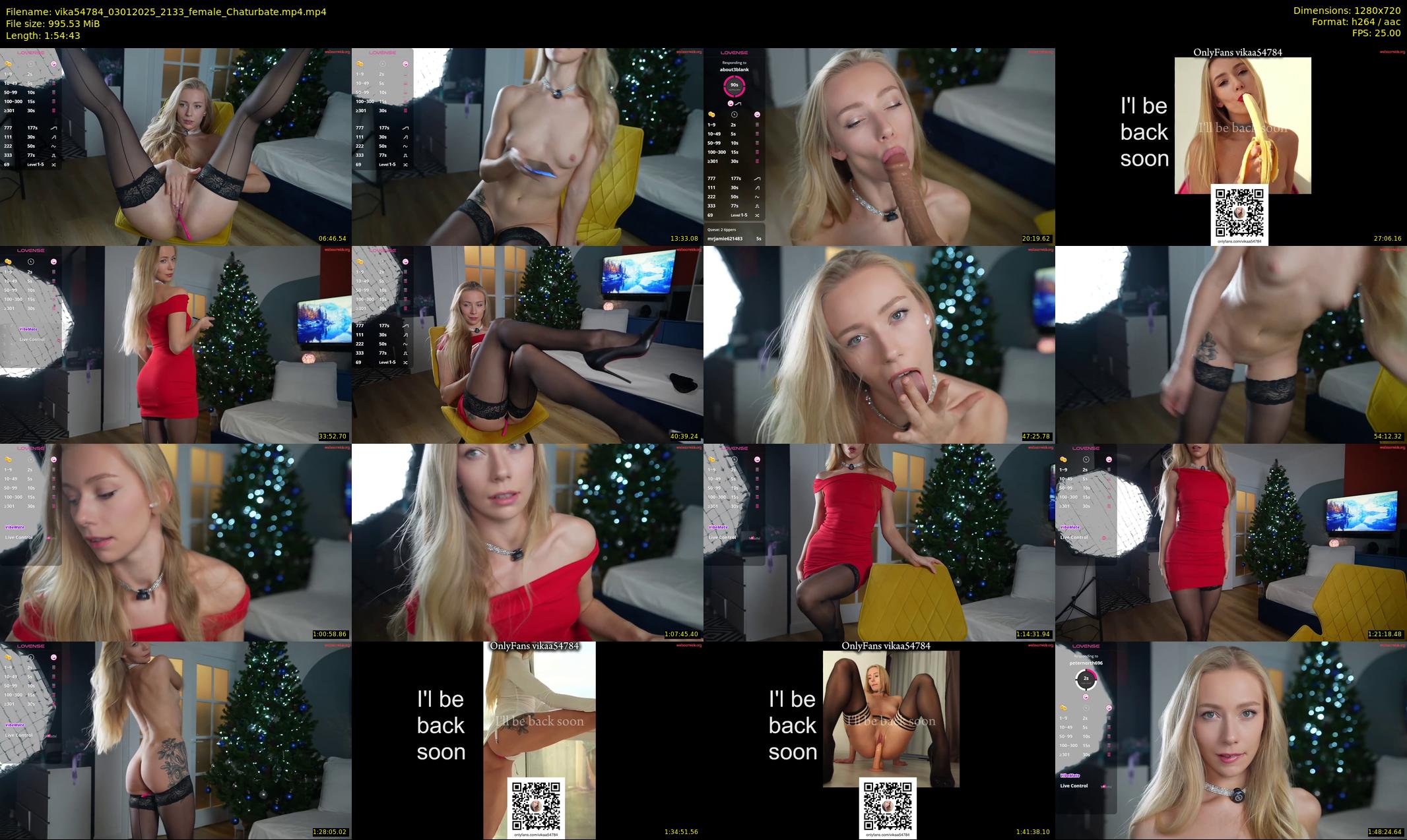 vika54784 — 115 minute Chaturbate female cam show recording, 720p, Jan 3, 2025