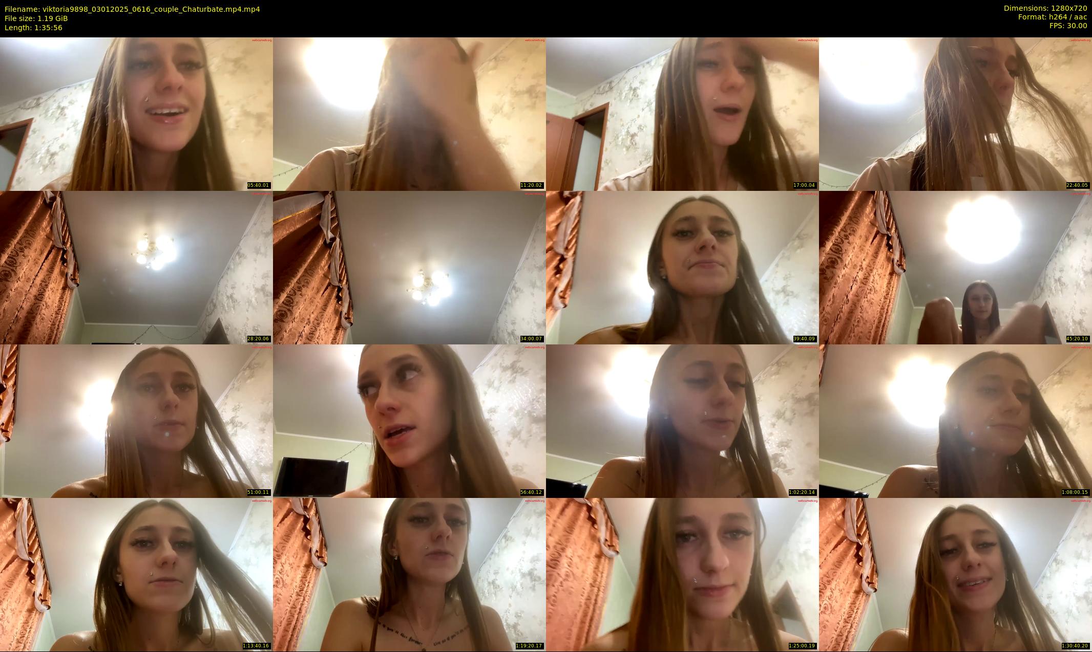 viktoria9898 — 96 minute Chaturbate couple cam show recording, 720p, Jan 3, 2025