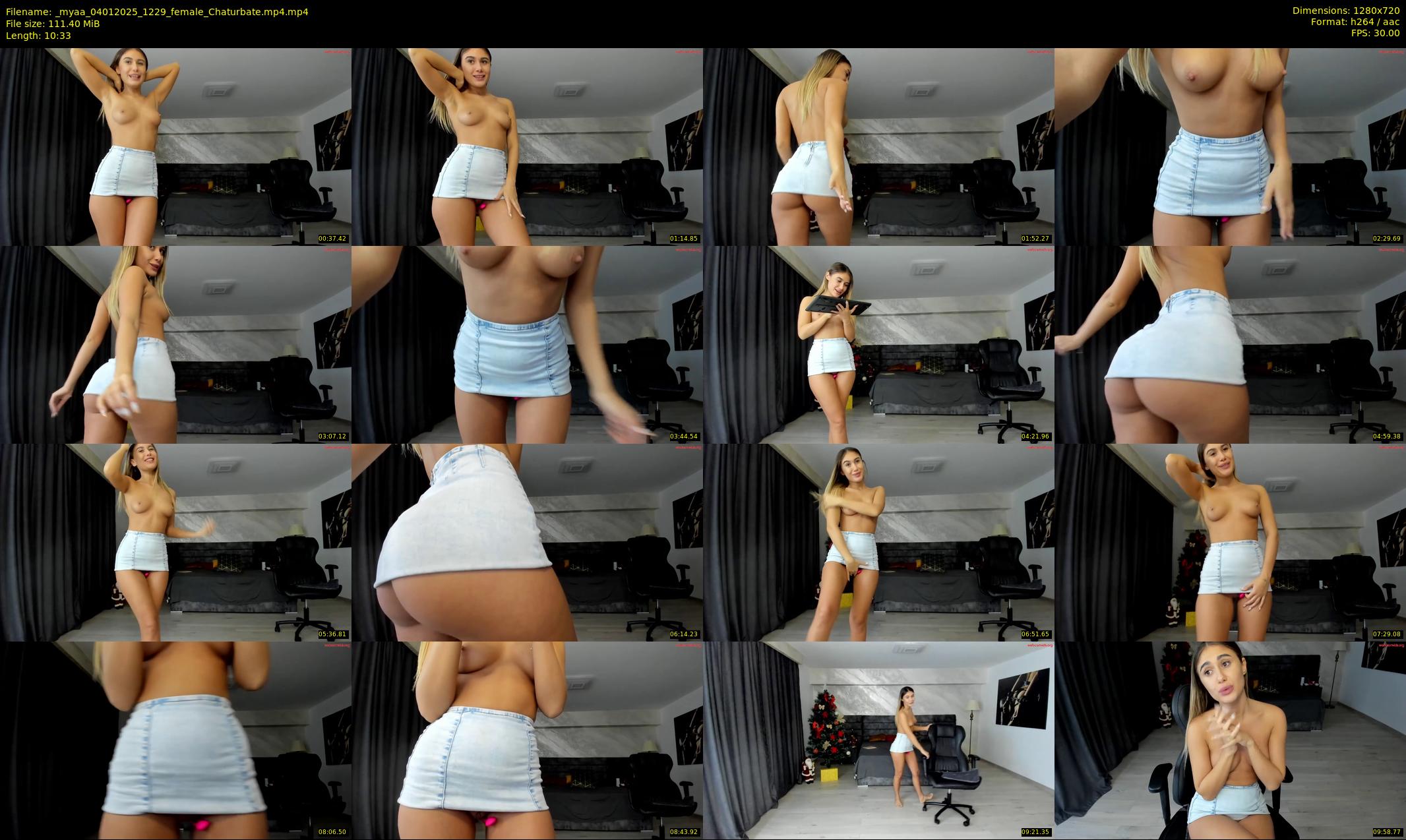 _myaa — 11 minute Chaturbate female cam show recording, 720p, Jan 4, 2025