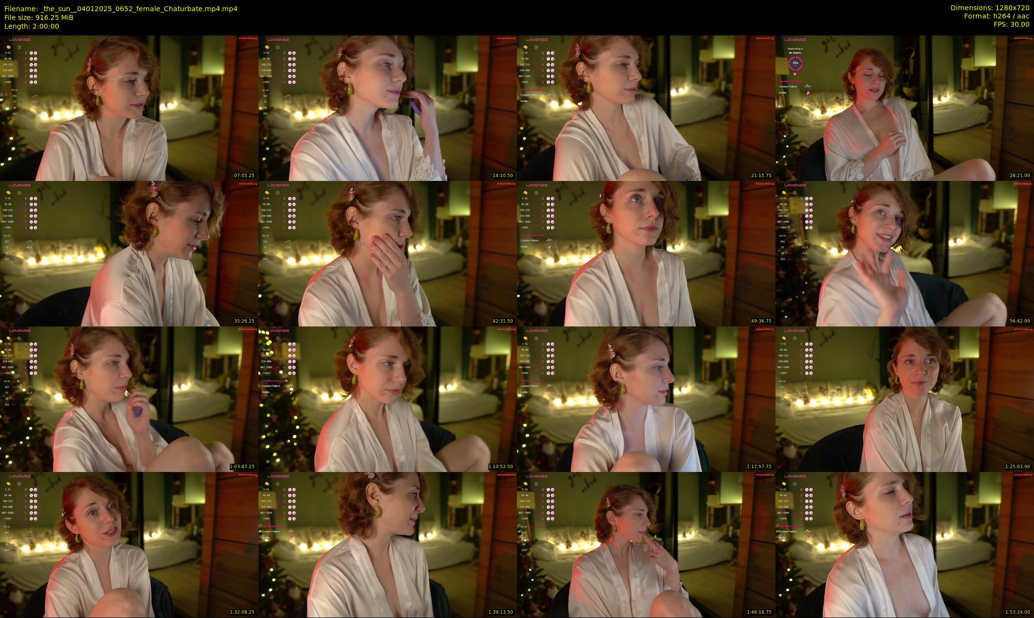 _the_sun_ — 120 minute Chaturbate female cam show recording, 720p, Jan 4, 2025