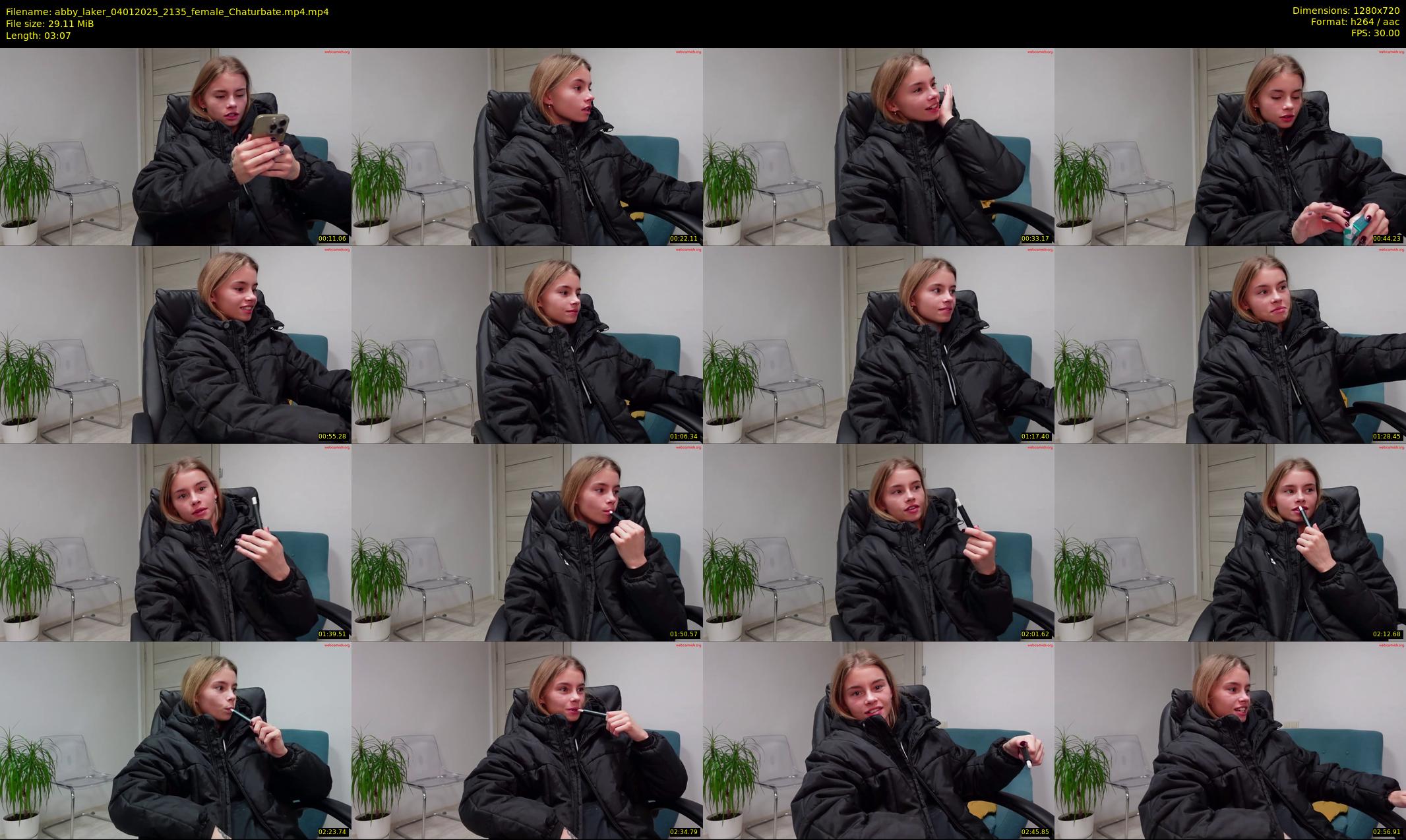 abby_laker — 4 minute Chaturbate female cam show recording, 720p, Jan 4, 2025