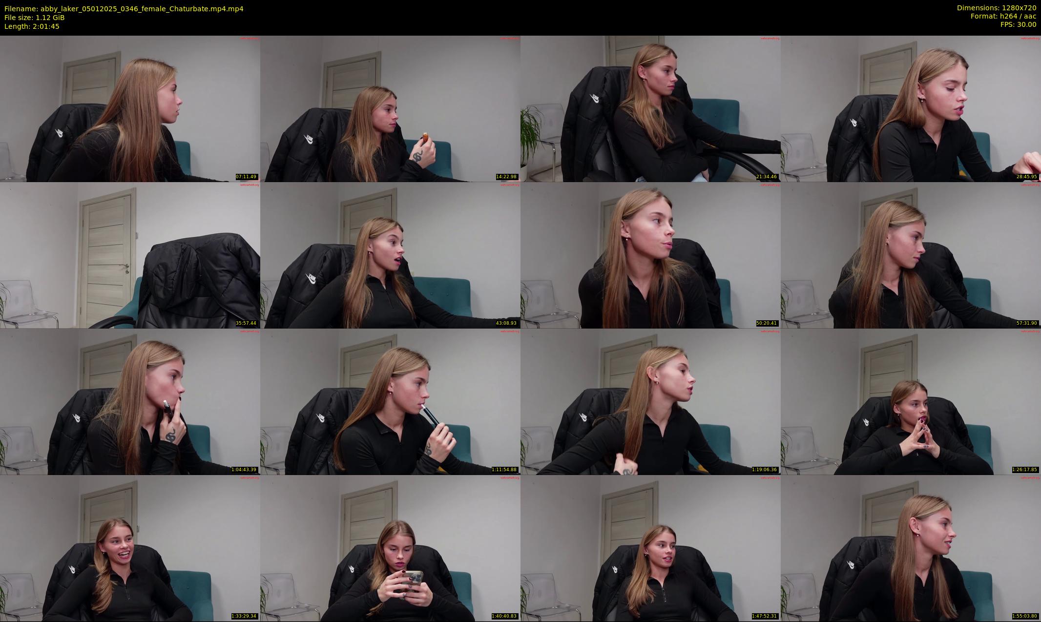 abby_laker — 122 minute Chaturbate female cam show recording, 720p, Jan 5, 2025