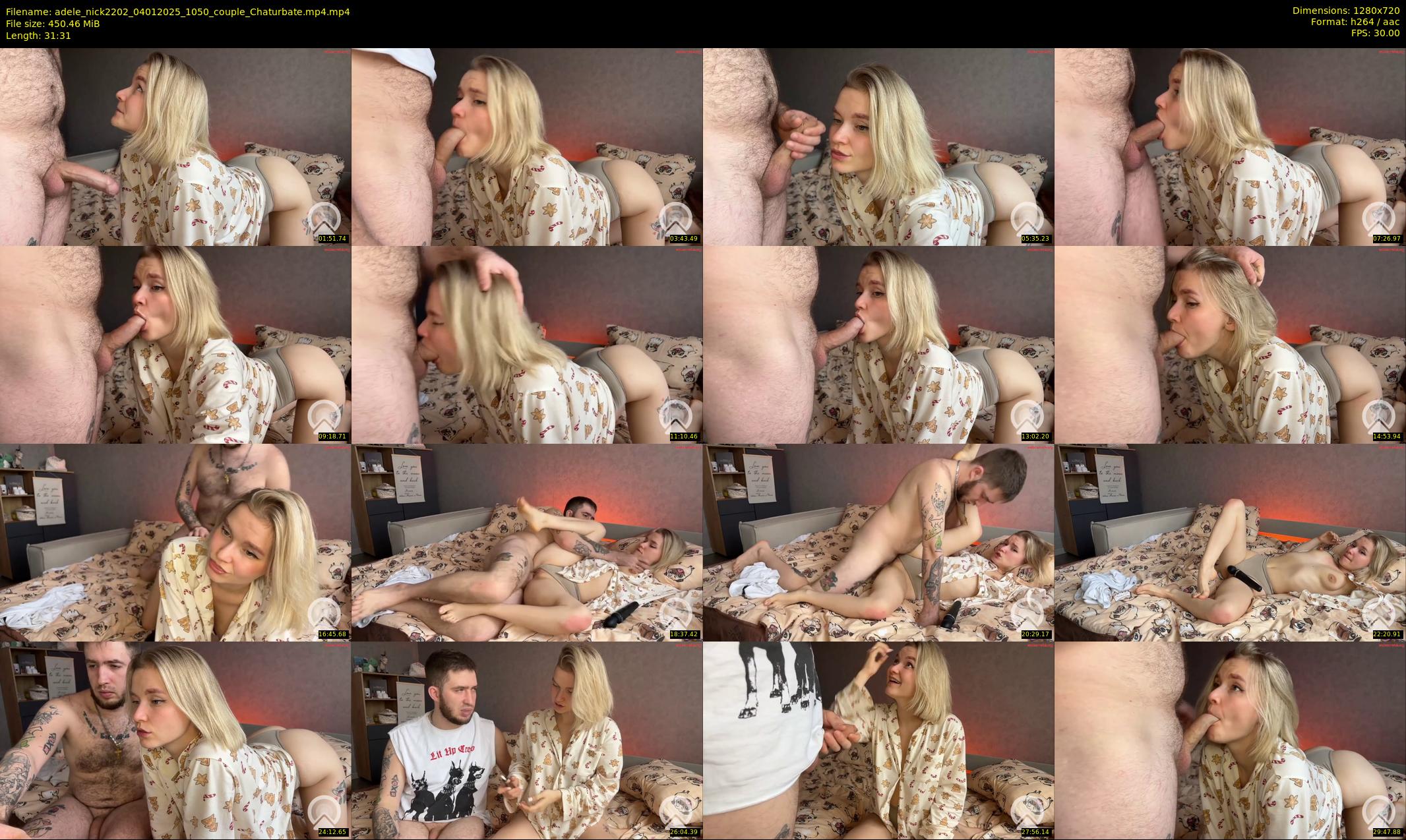 adele_nick2202 — 32 minute Chaturbate couple cam show recording, 720p, Jan 4, 2025
