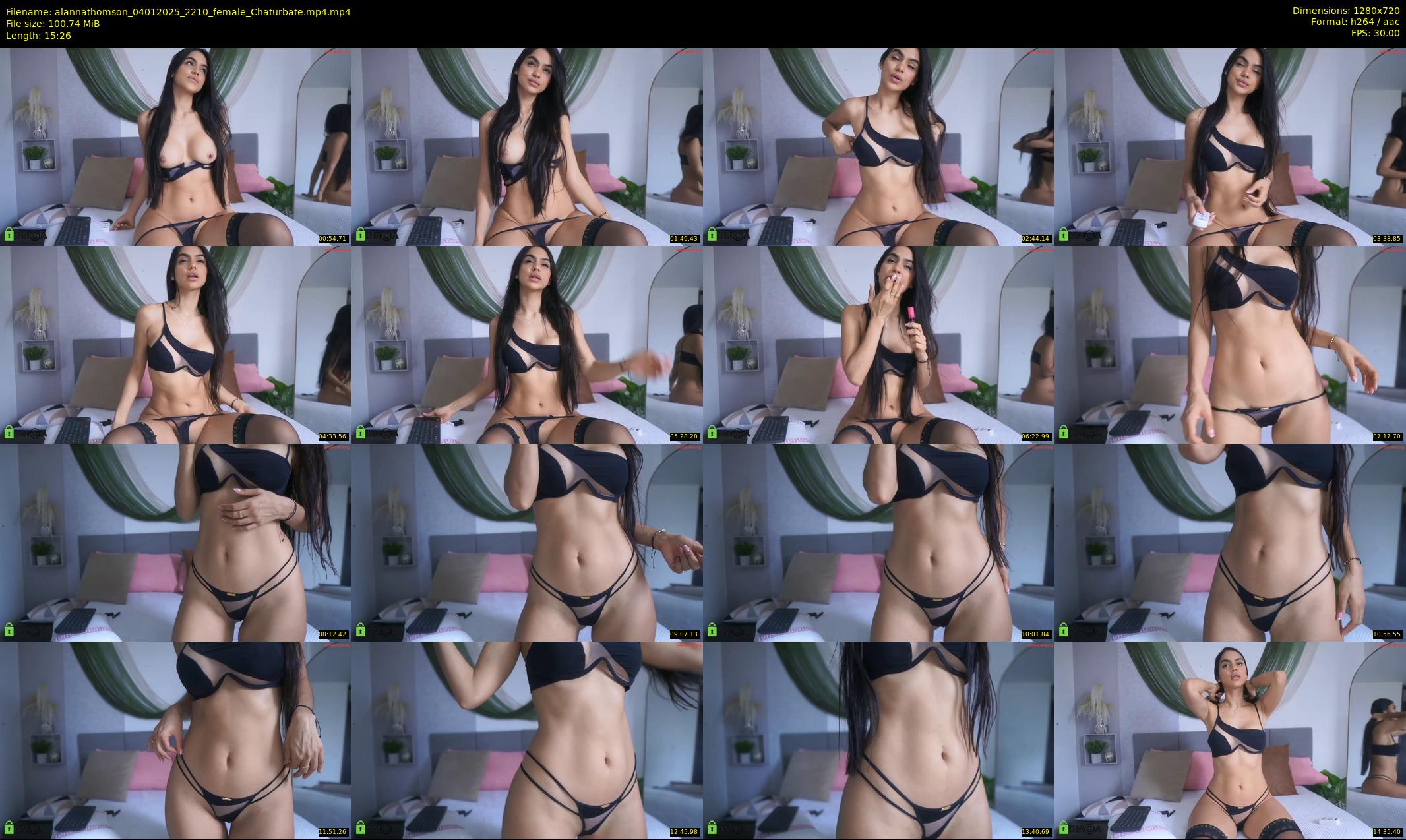 alannathomson — 16 minute Chaturbate female cam show recording, 720p, Jan 4, 2025