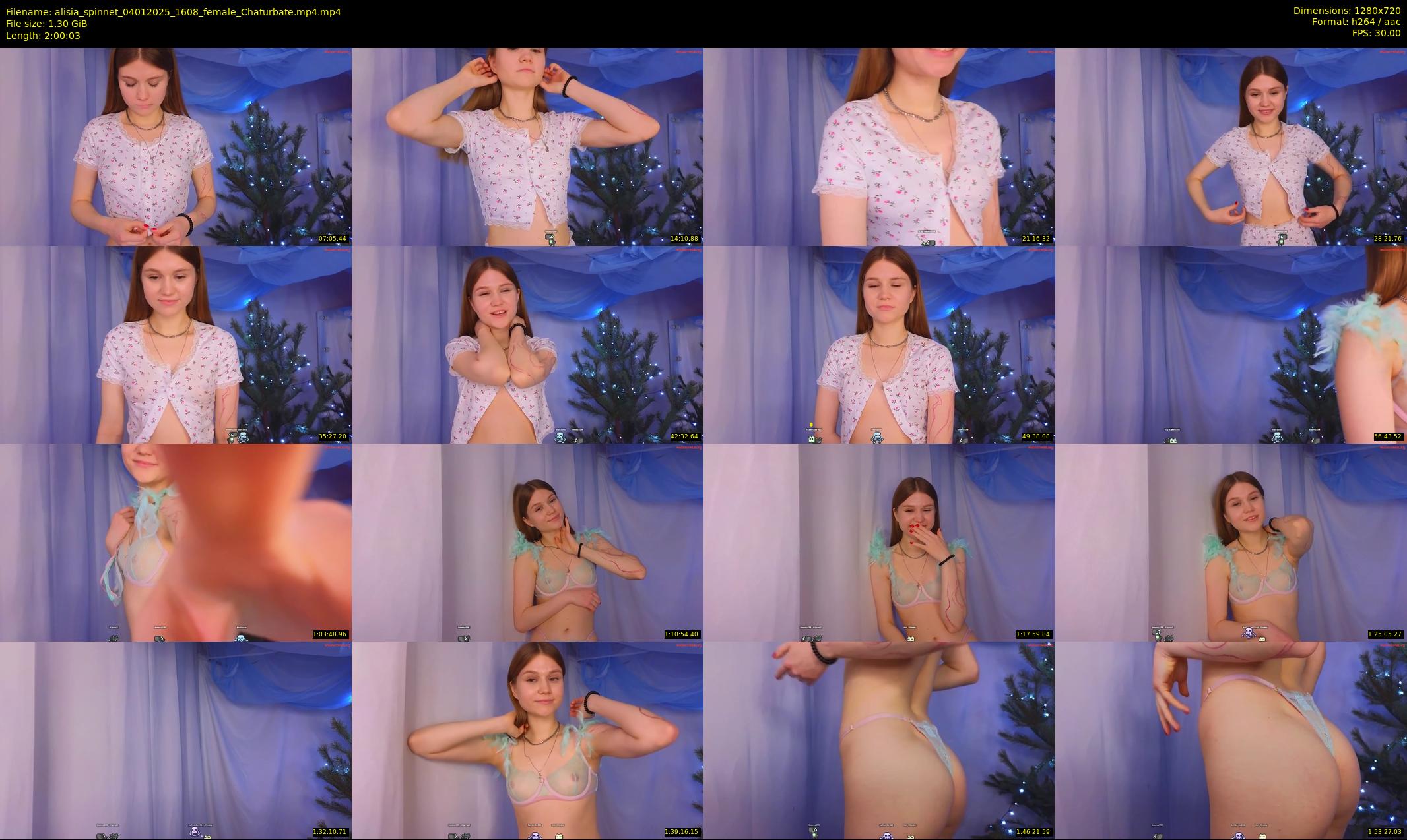 alisia_spinnet — 121 minute Chaturbate female cam show recording, 720p, Jan 4, 2025