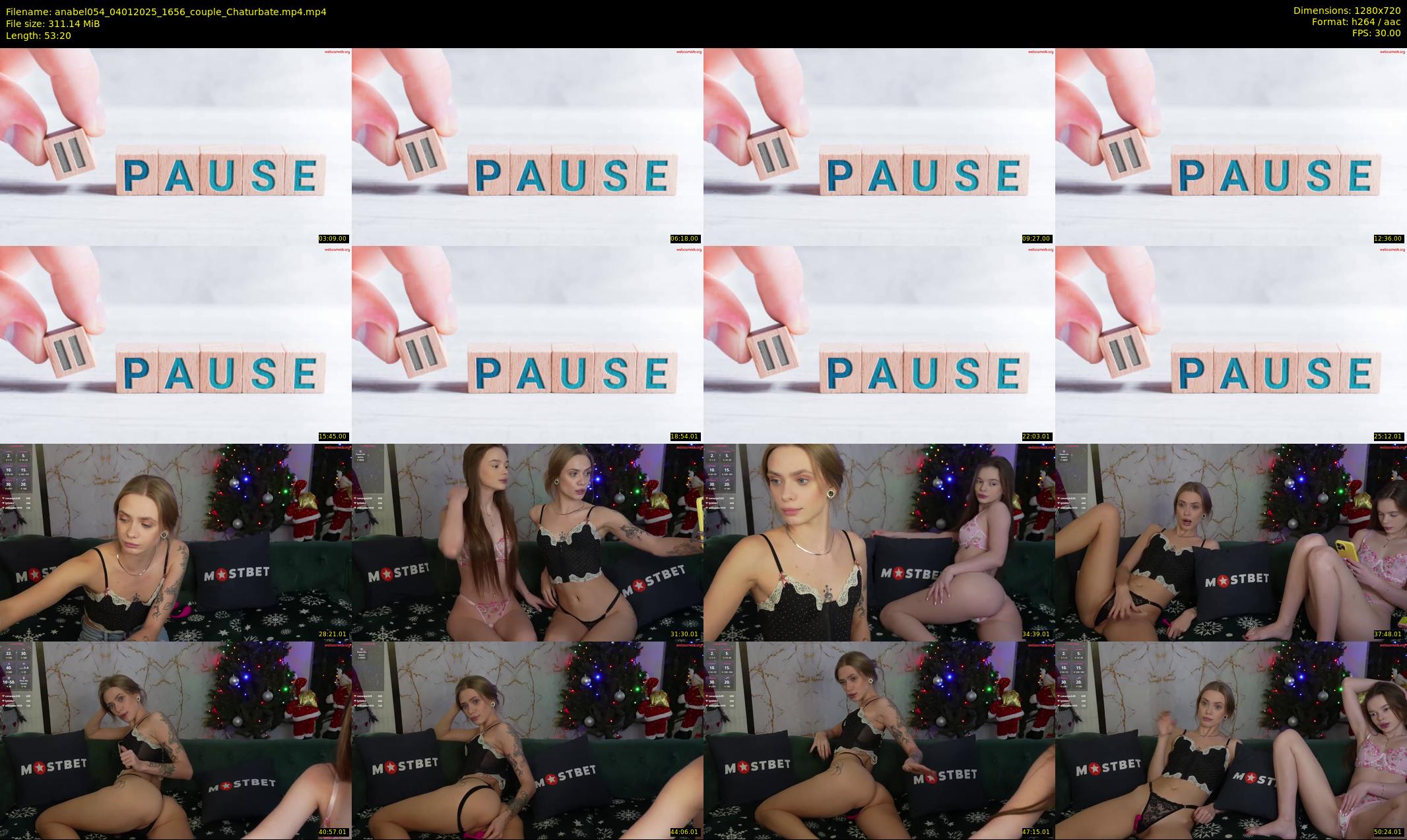 anabel054 — 54 minute Chaturbate female cam show recording, 720p, Jan 4, 2025