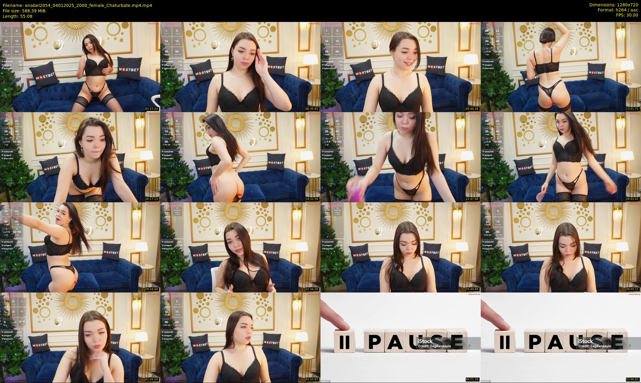 anabel2054 — 56 minute Chaturbate female cam show recording, 720p, Jan 4, 2025