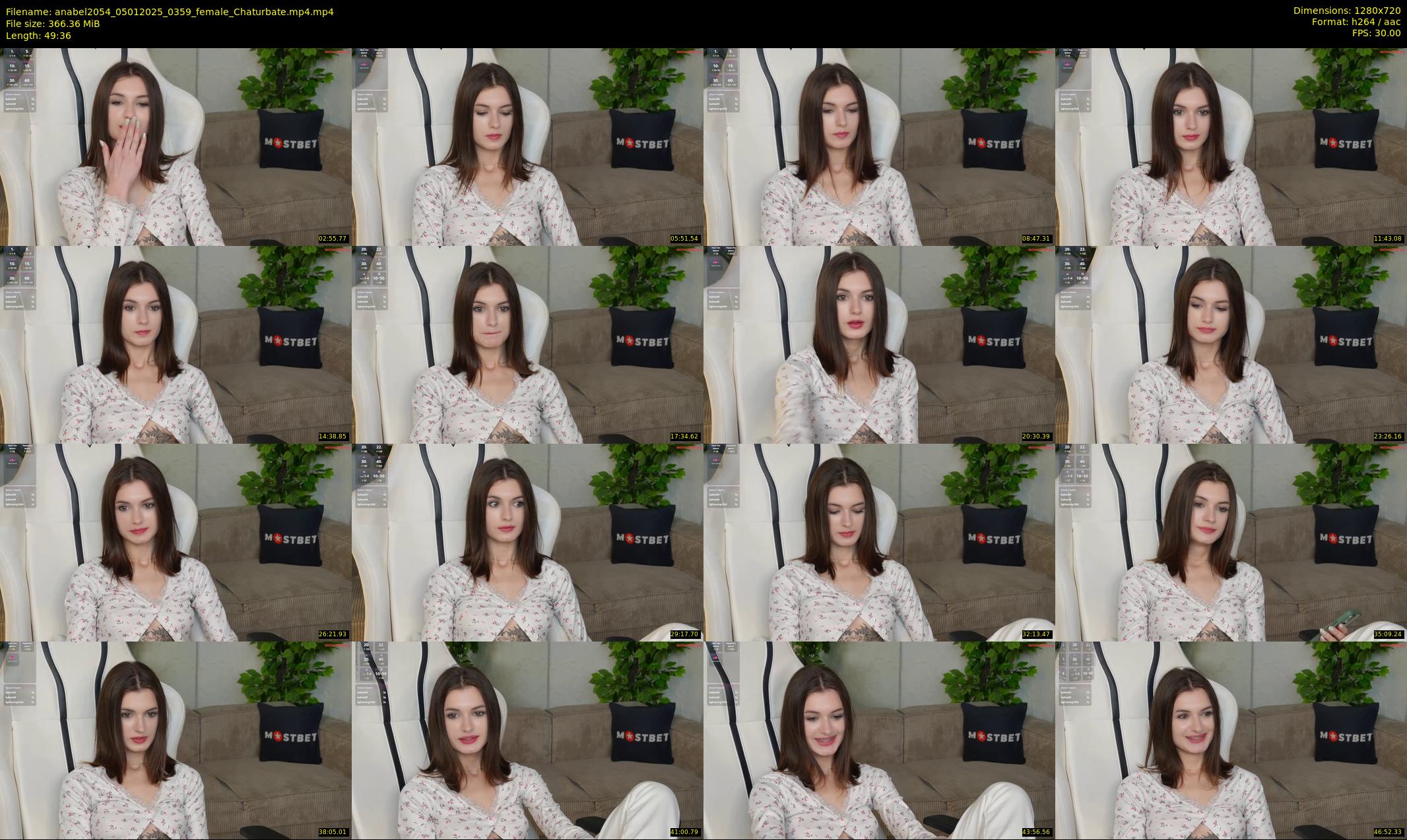 anabel2054 — 50 minute Chaturbate female cam show recording, 720p, Jan 5, 2025