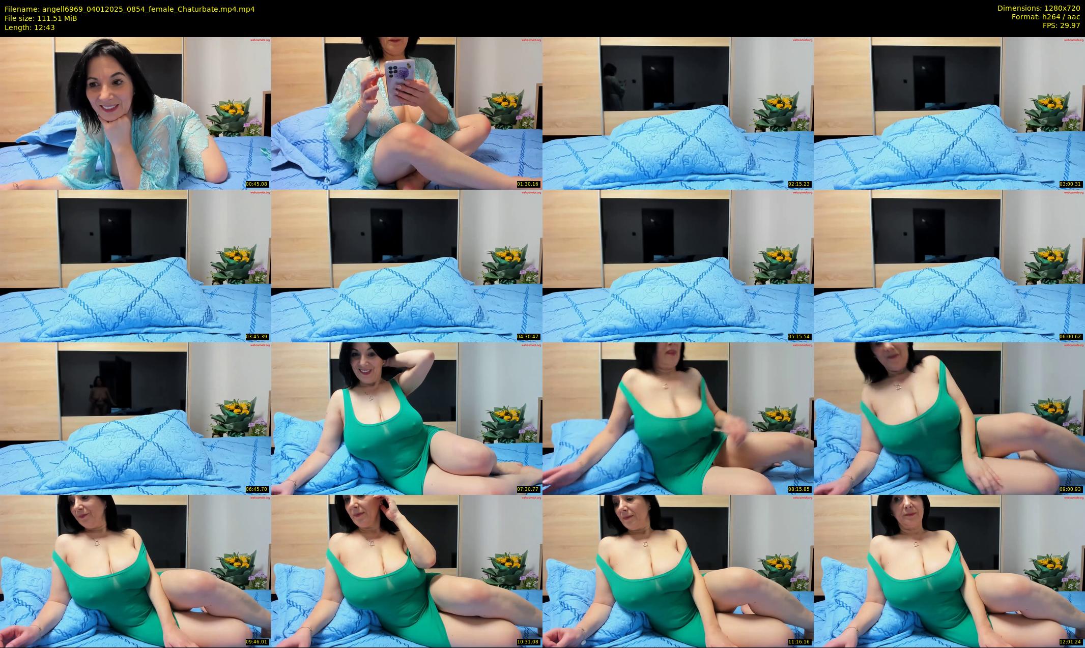 angell6969 — 13 minute Chaturbate female cam show recording, 720p, Jan 4, 2025