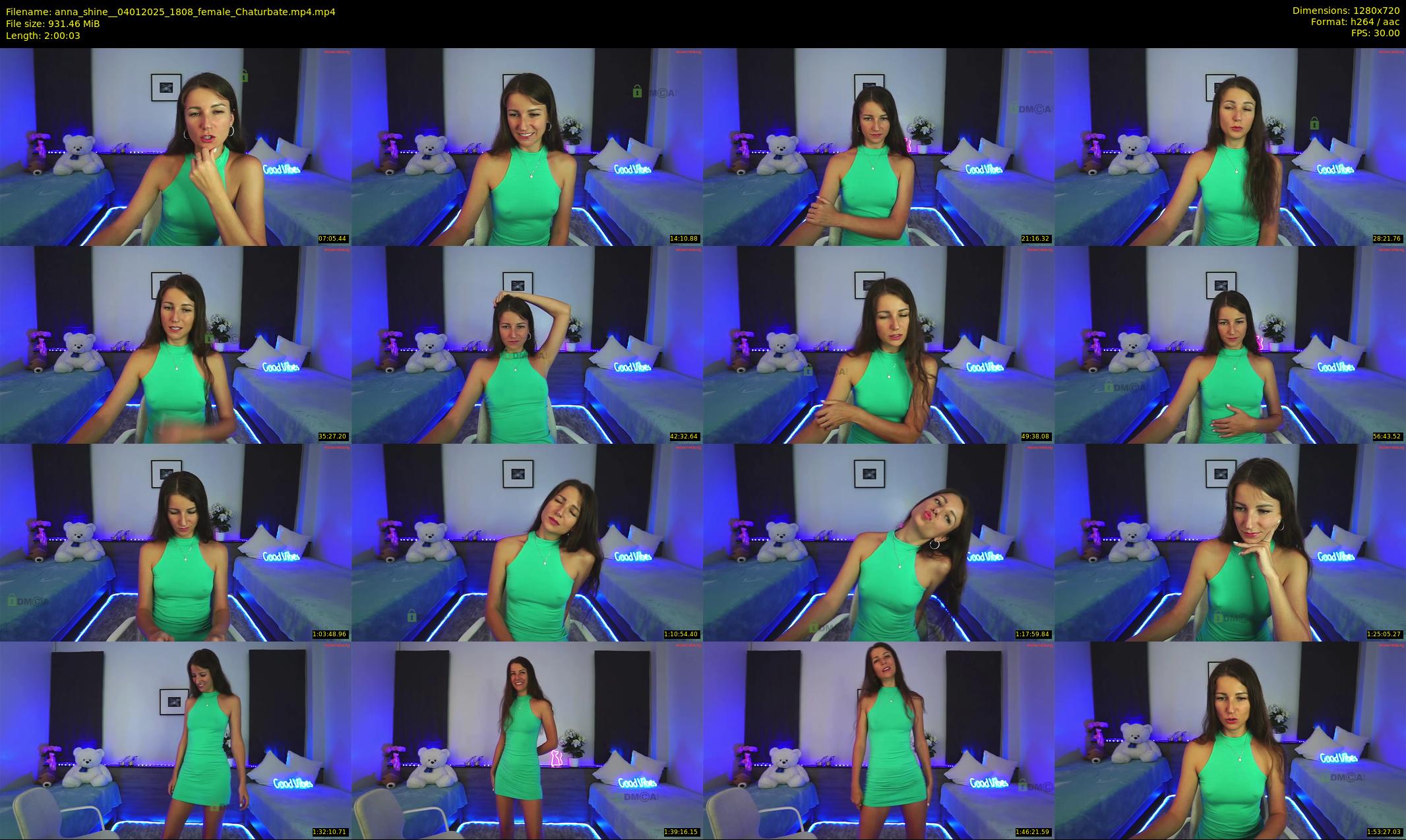 anna_shine_ — 121 minute Chaturbate female cam show recording, 720p, Jan 4, 2025