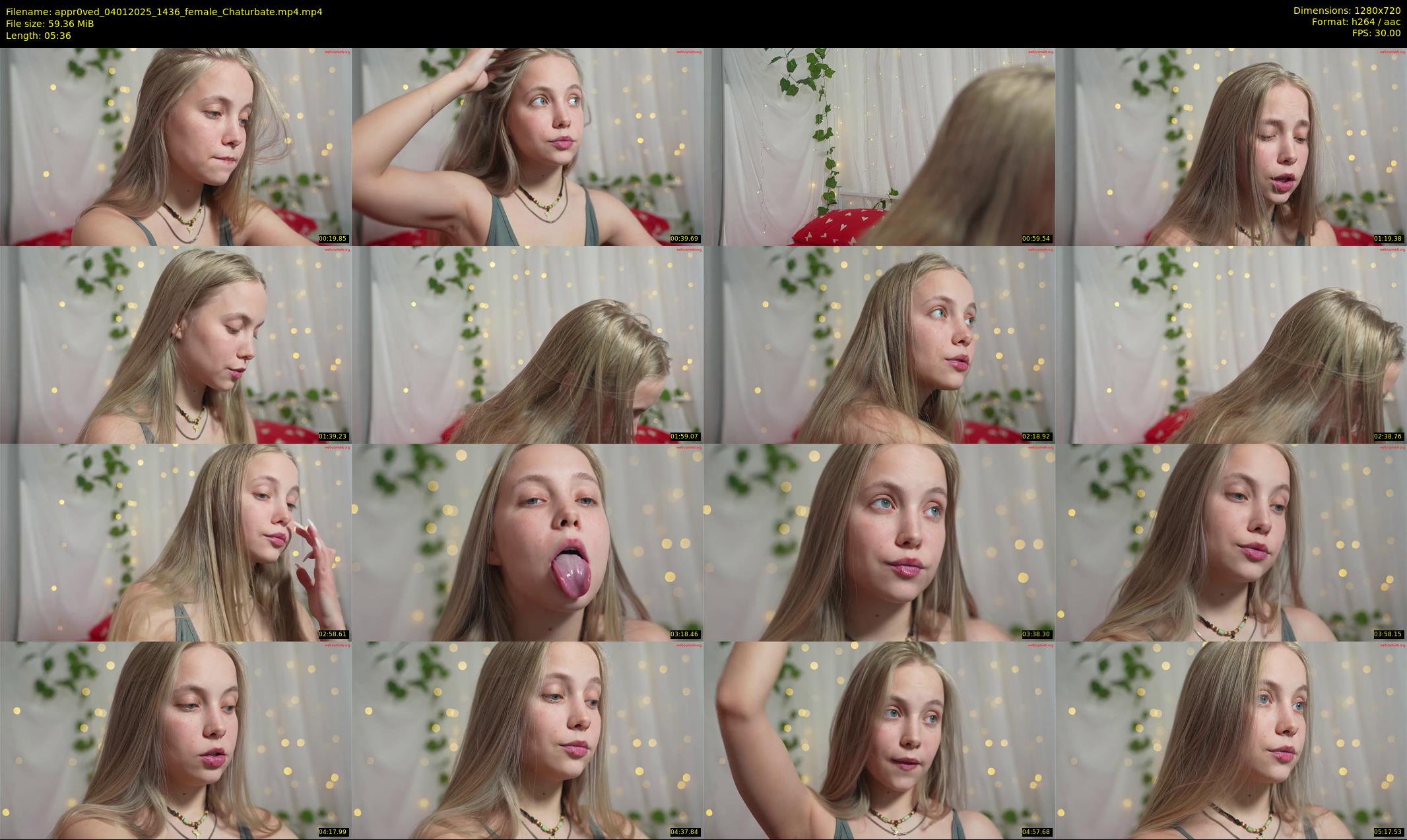 appr0ved — 6 minute Chaturbate female cam show recording, 720p, Jan 4, 2025