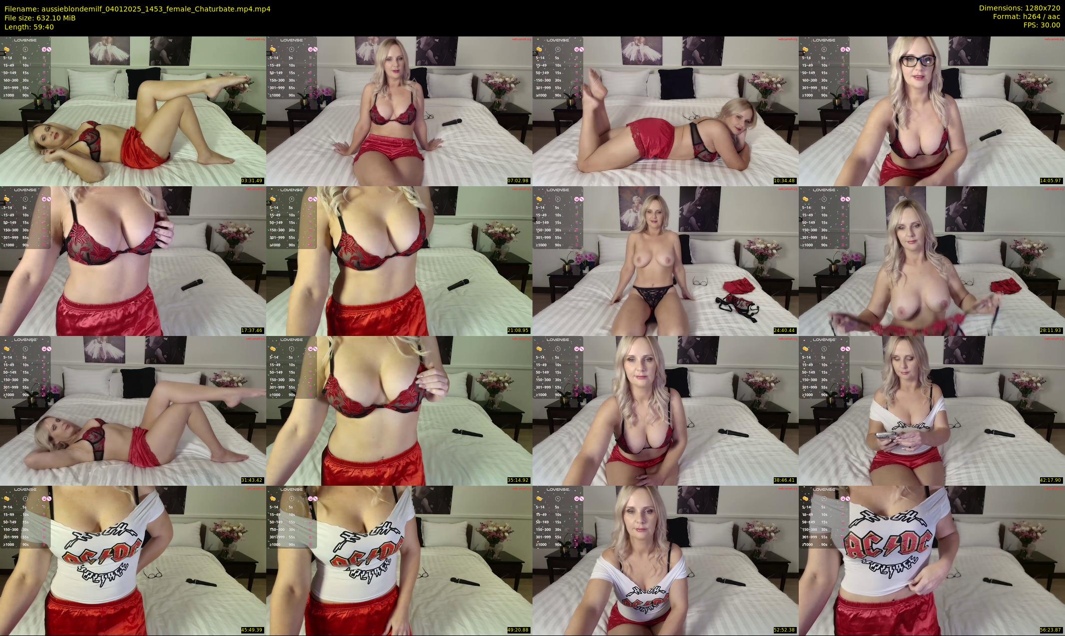 aussieblondemilf — 60 minute Chaturbate female cam show recording, 720p, Jan 4, 2025