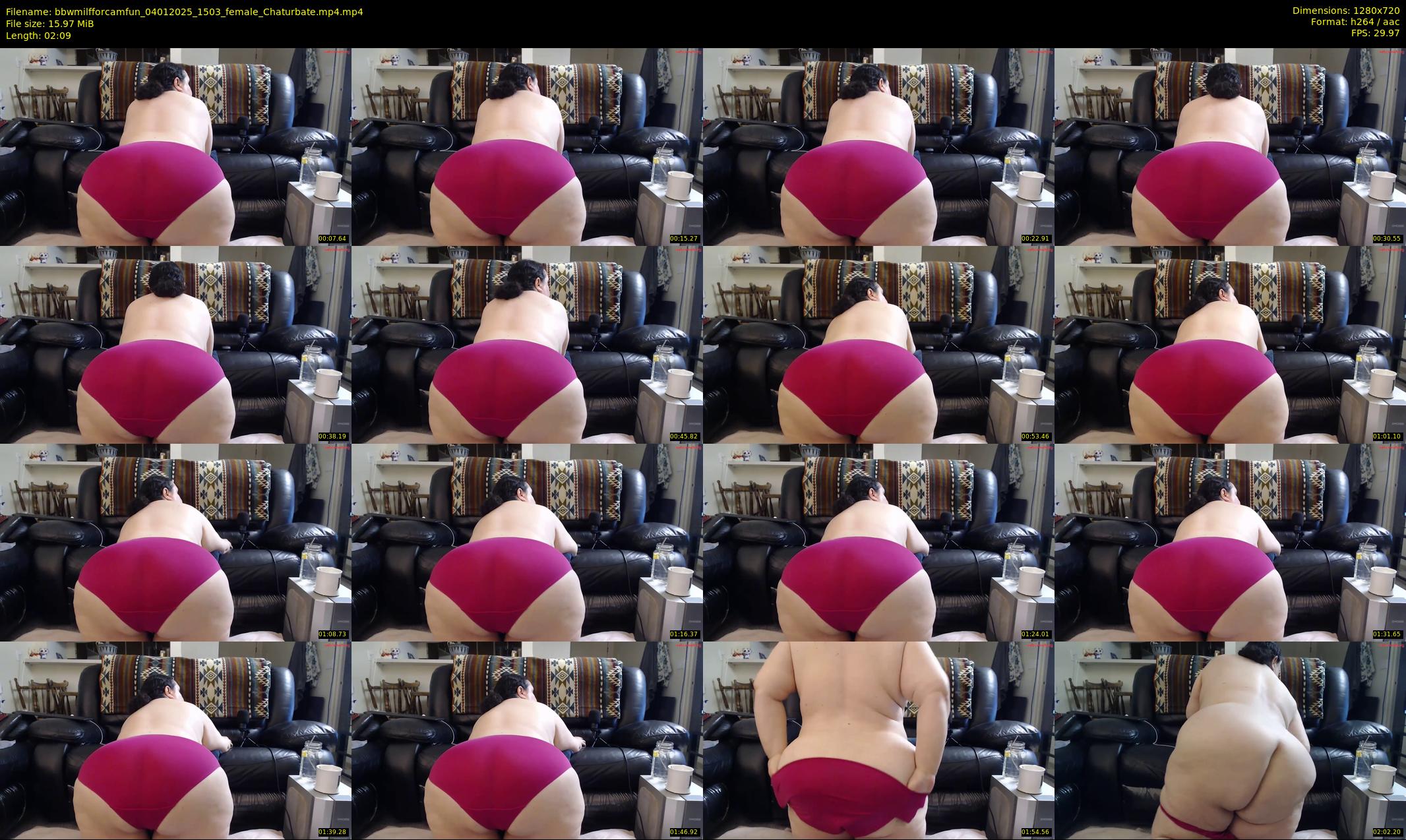 bbwmilfforcamfun — 3 minute Chaturbate female cam show recording, 720p, Jan 4, 2025