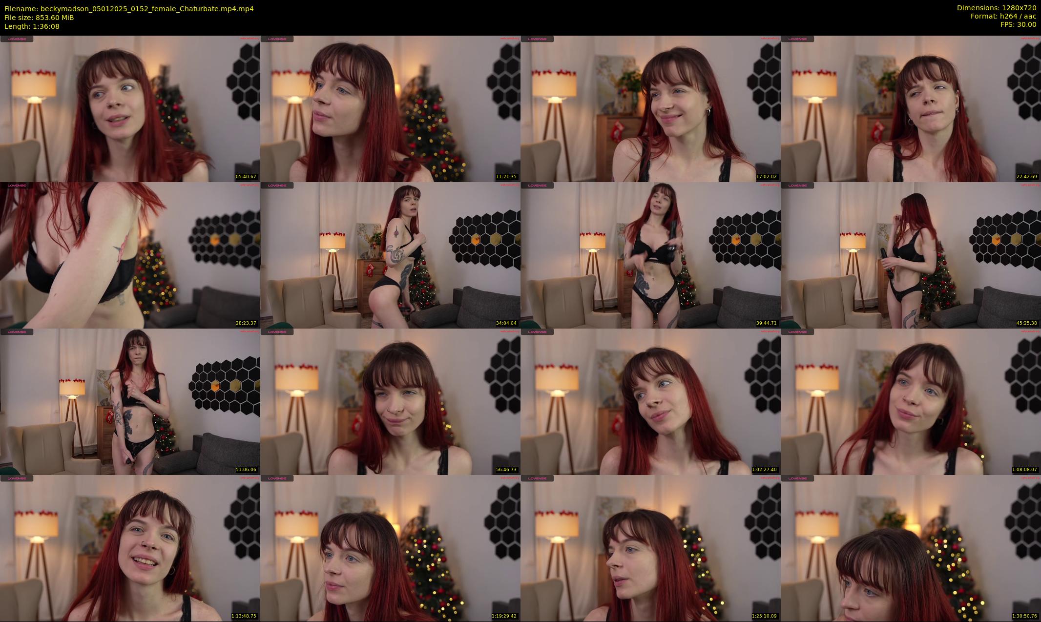 beckymadson — 97 minute Chaturbate female cam show recording, 720p, Jan 5, 2025