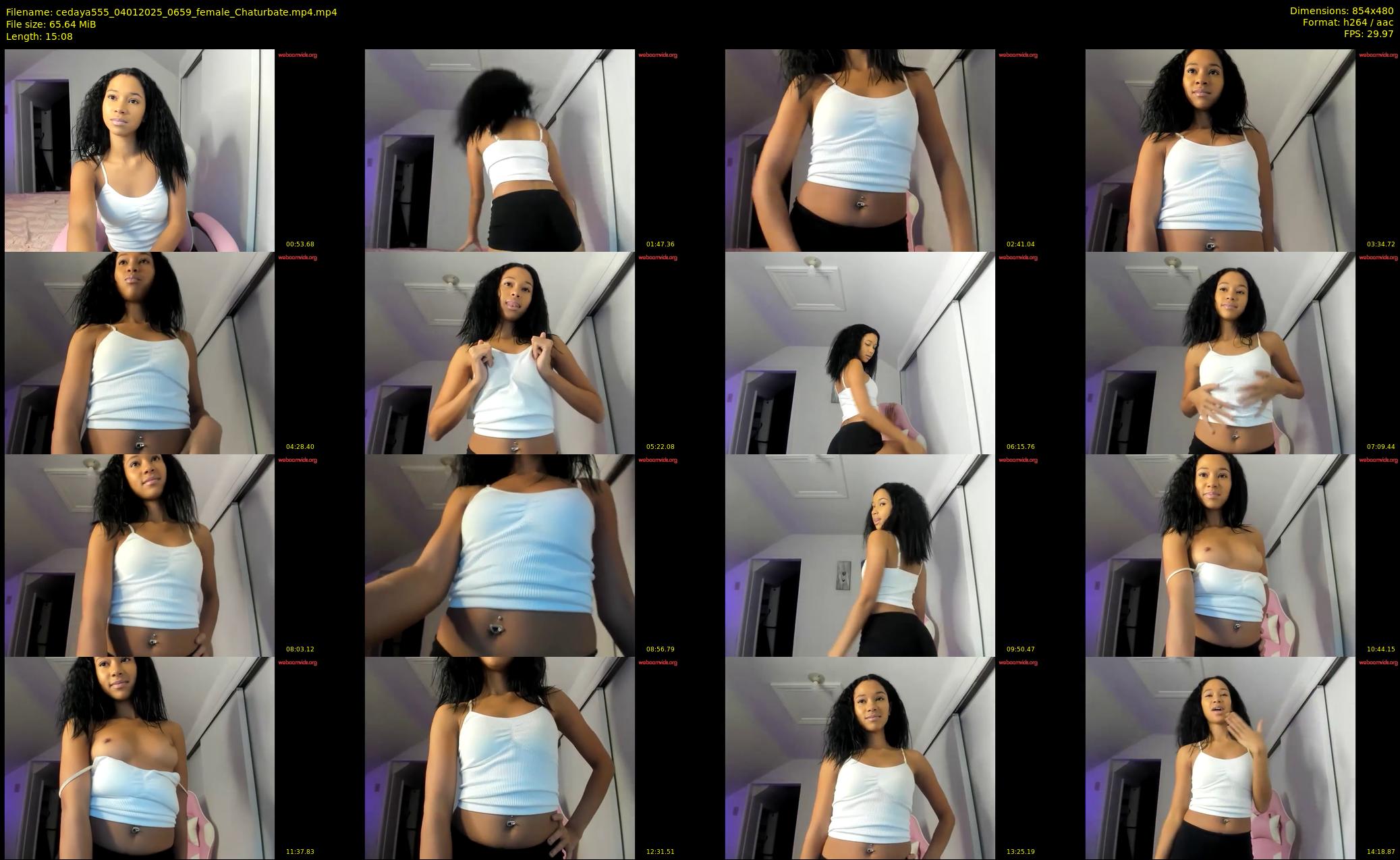 cedaya555 — 16 minute Chaturbate female cam show recording, 480p, Jan 4, 2025