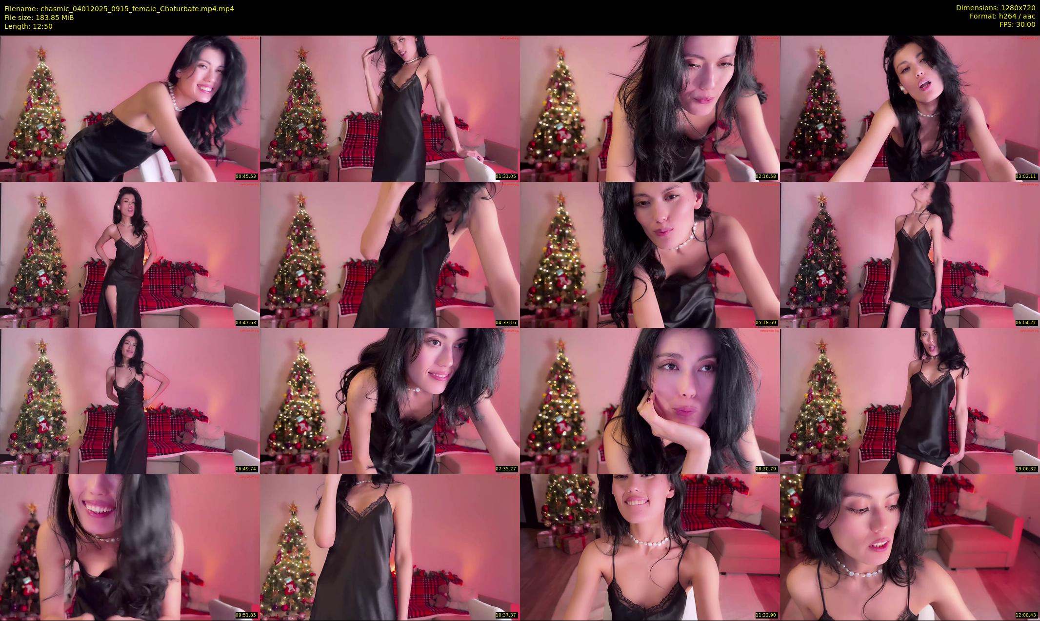 chasmic — 13 minute Chaturbate female cam show recording, 720p, Jan 4, 2025