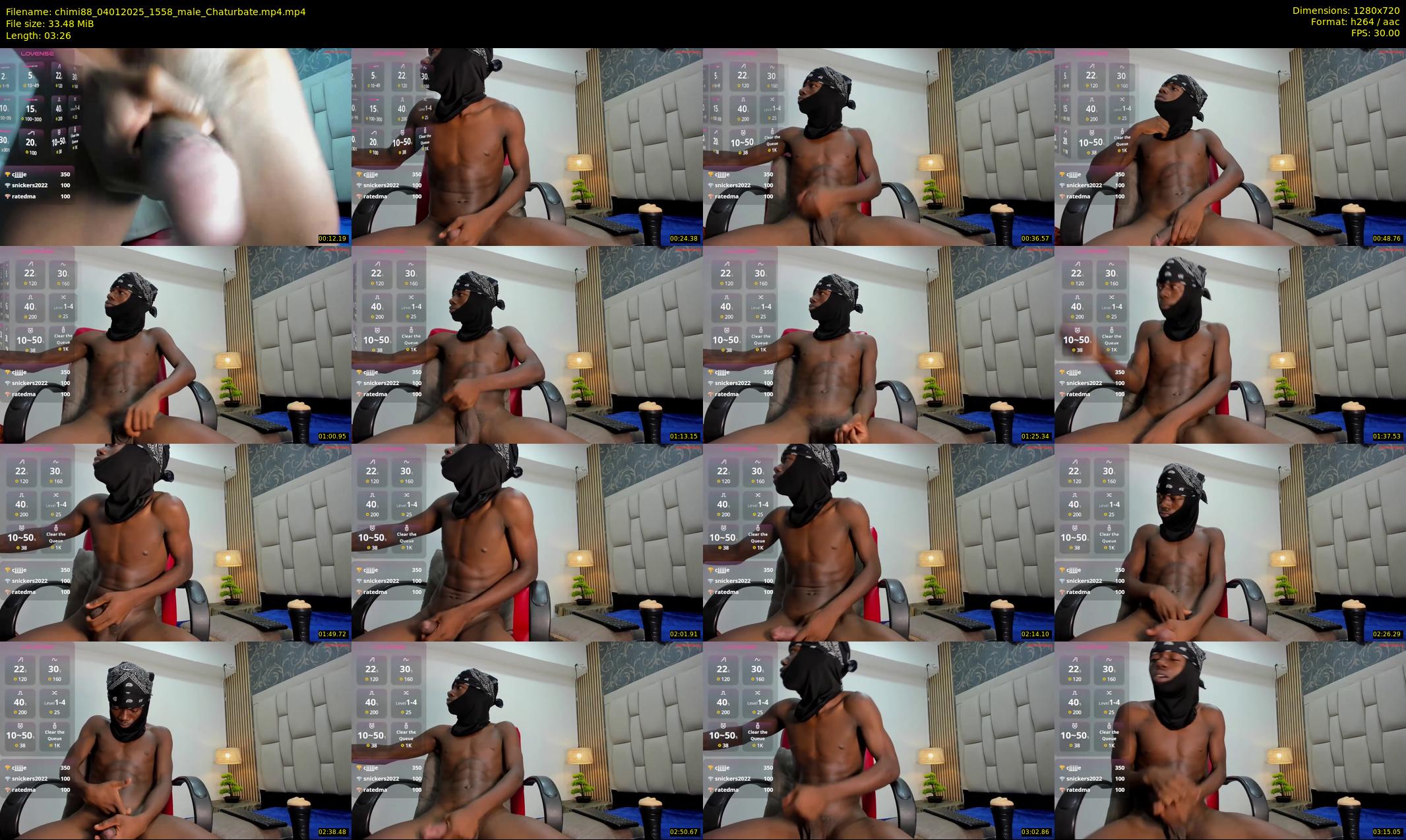 chimi88 — 4 minute Chaturbate male cam show recording, 720p, Jan 4, 2025
