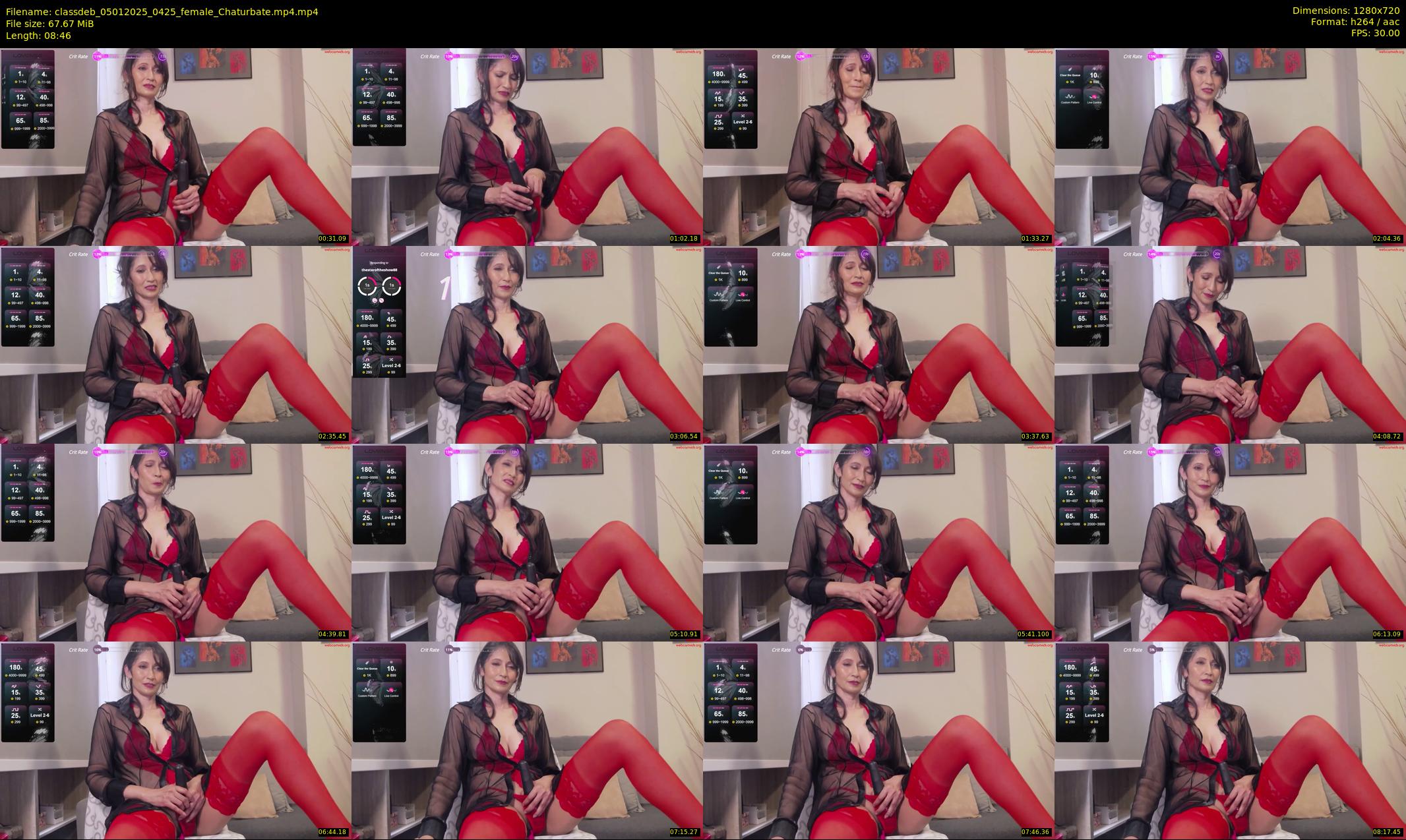 classdeb — 9 minute Chaturbate female cam show recording, 720p, Jan 5, 2025