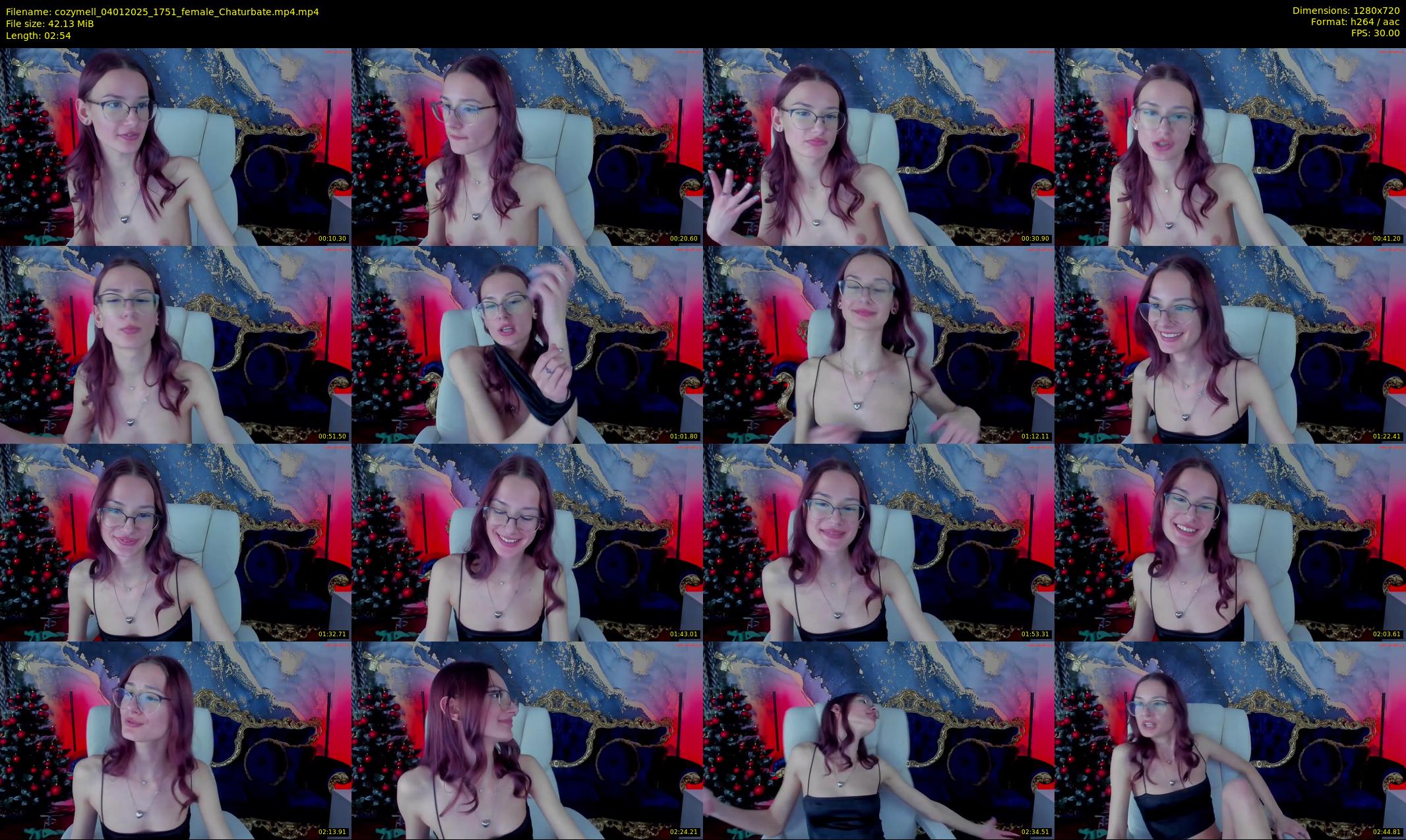 cozymell — 3 minute Chaturbate female cam show recording, 720p, Jan 4, 2025